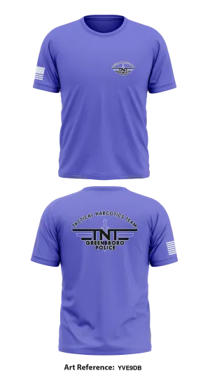 Tactical Narcotics Team Squad B Store 1 Core Men's SS Performance Tee - yVe9dB