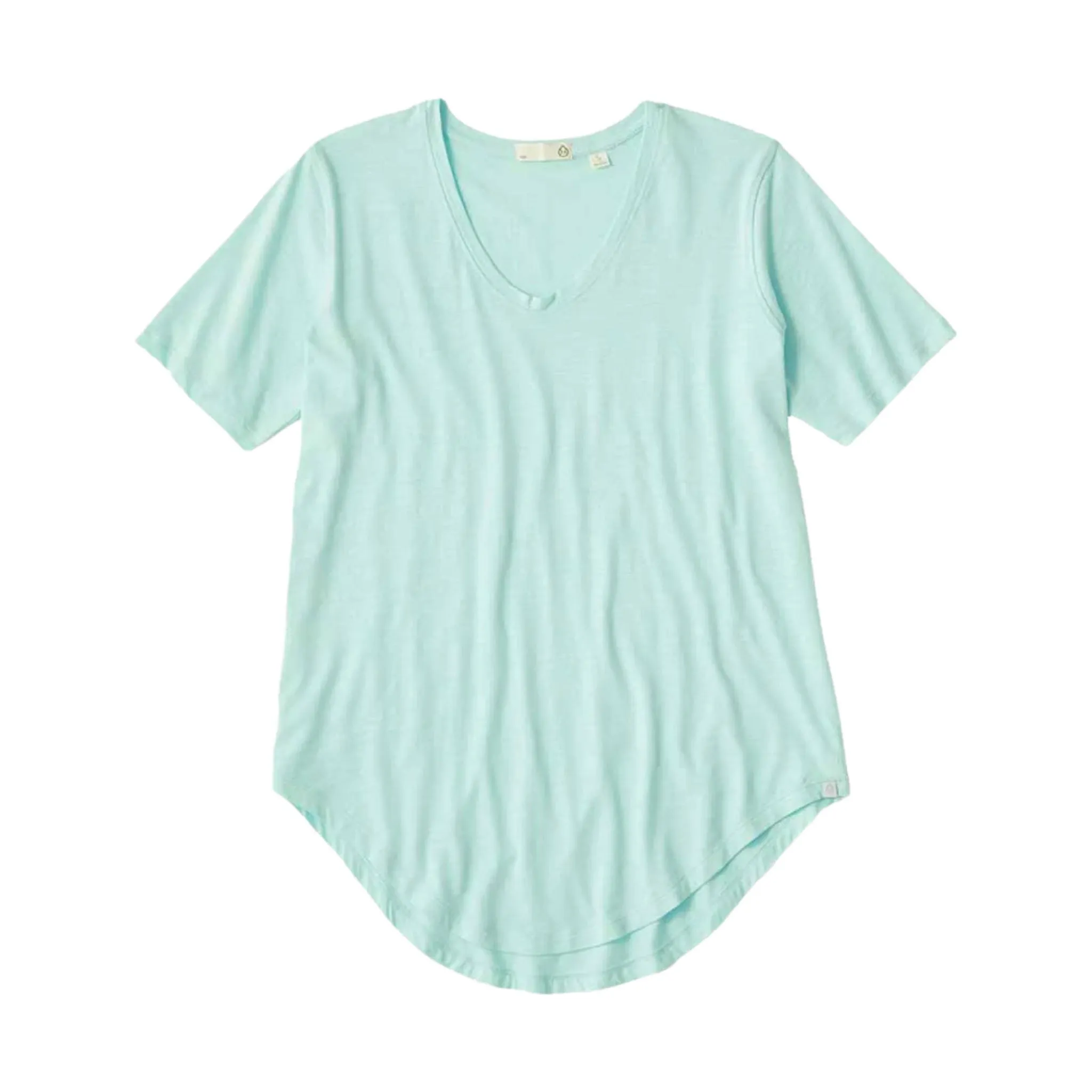 Tasc Women's Longline Boyfriend T Shirt - Joyful Blue - ONLINE STORE CREDIT/EXCHANGE ONLY