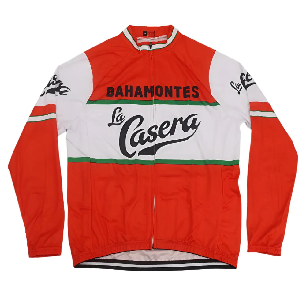 Team La Casera Bahamontes Long Sleeve Retro Cycling Jersey