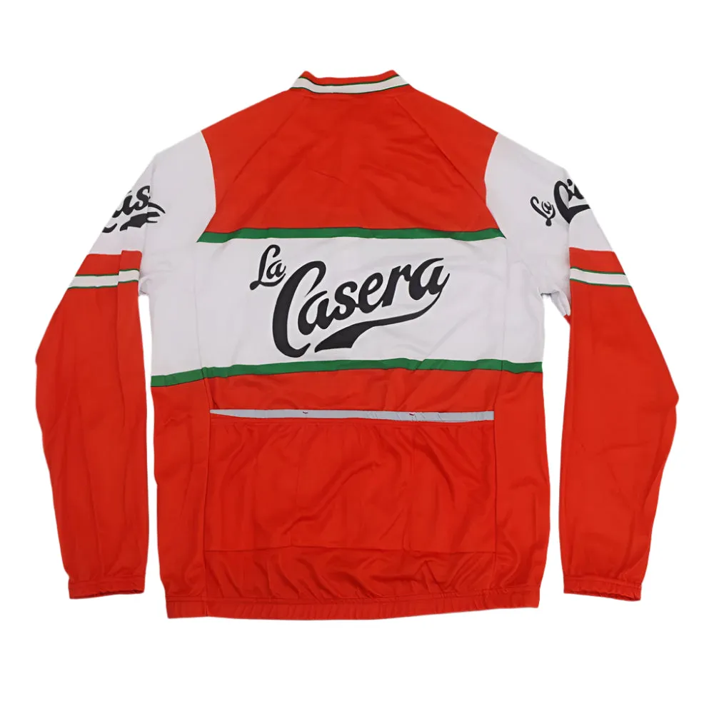 Team La Casera Bahamontes Long Sleeve Retro Cycling Jersey
