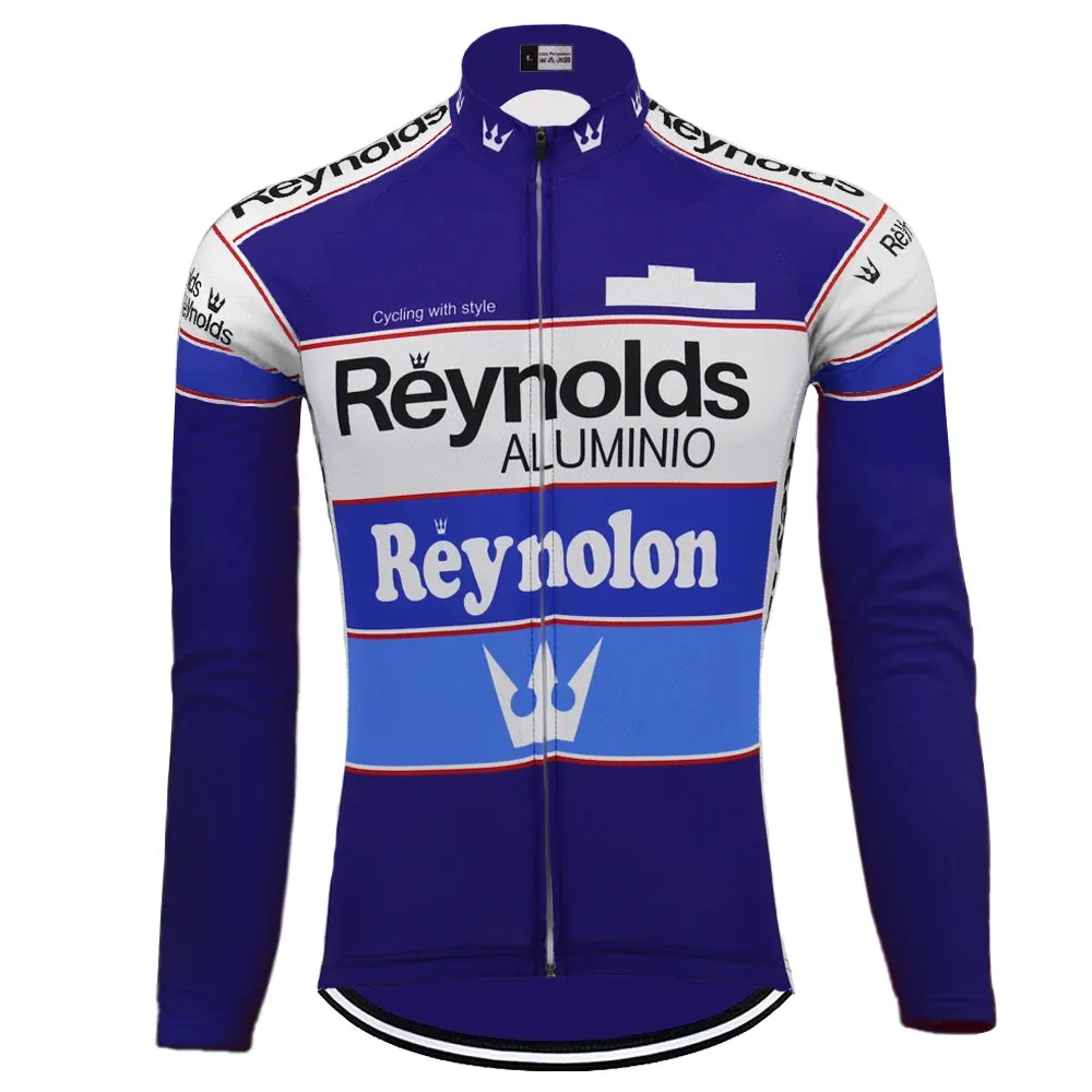 Team Reynolds Vetta Retro Long Sleeve Cycling Jersey