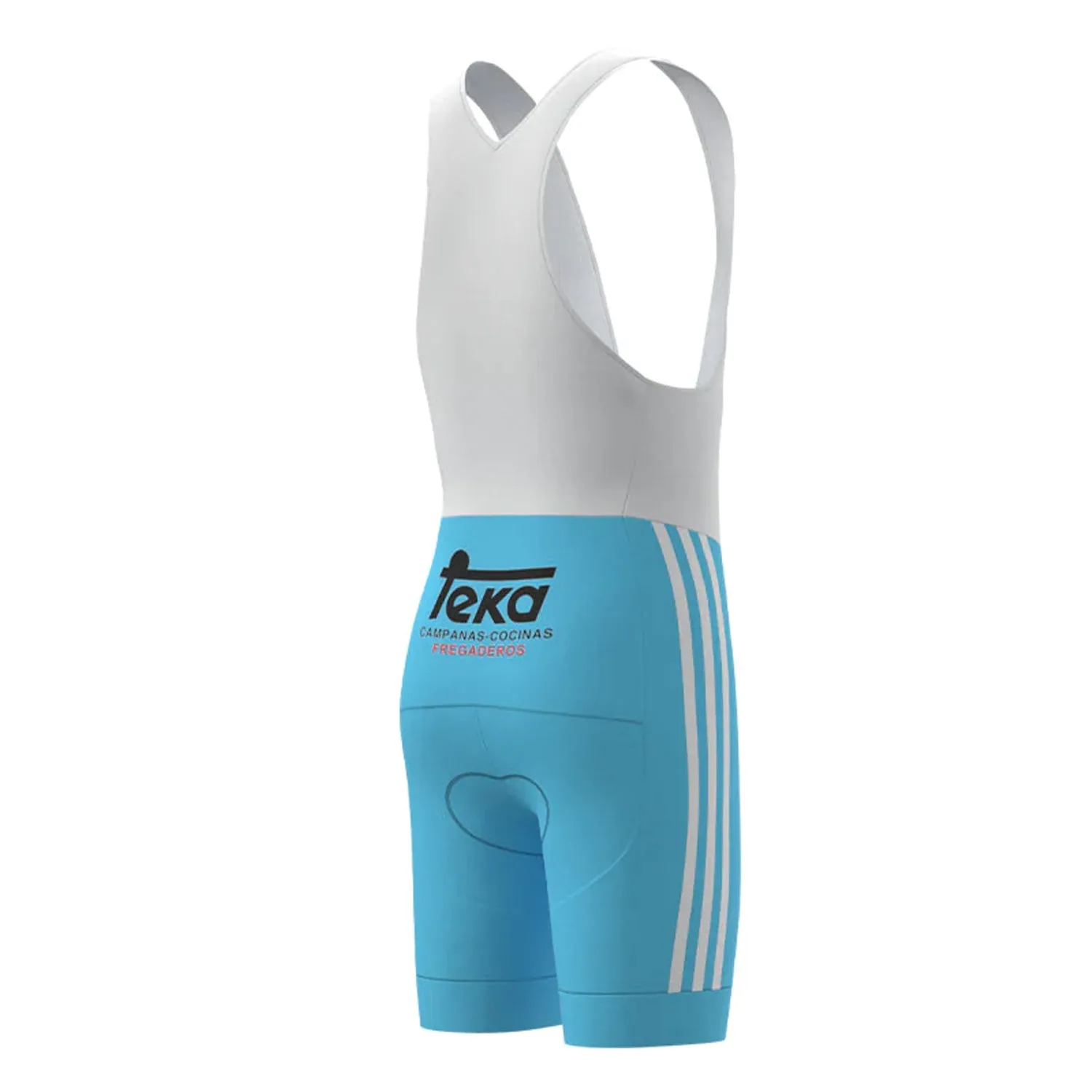 Teka Blue Vintage Cycling Bib Shorts