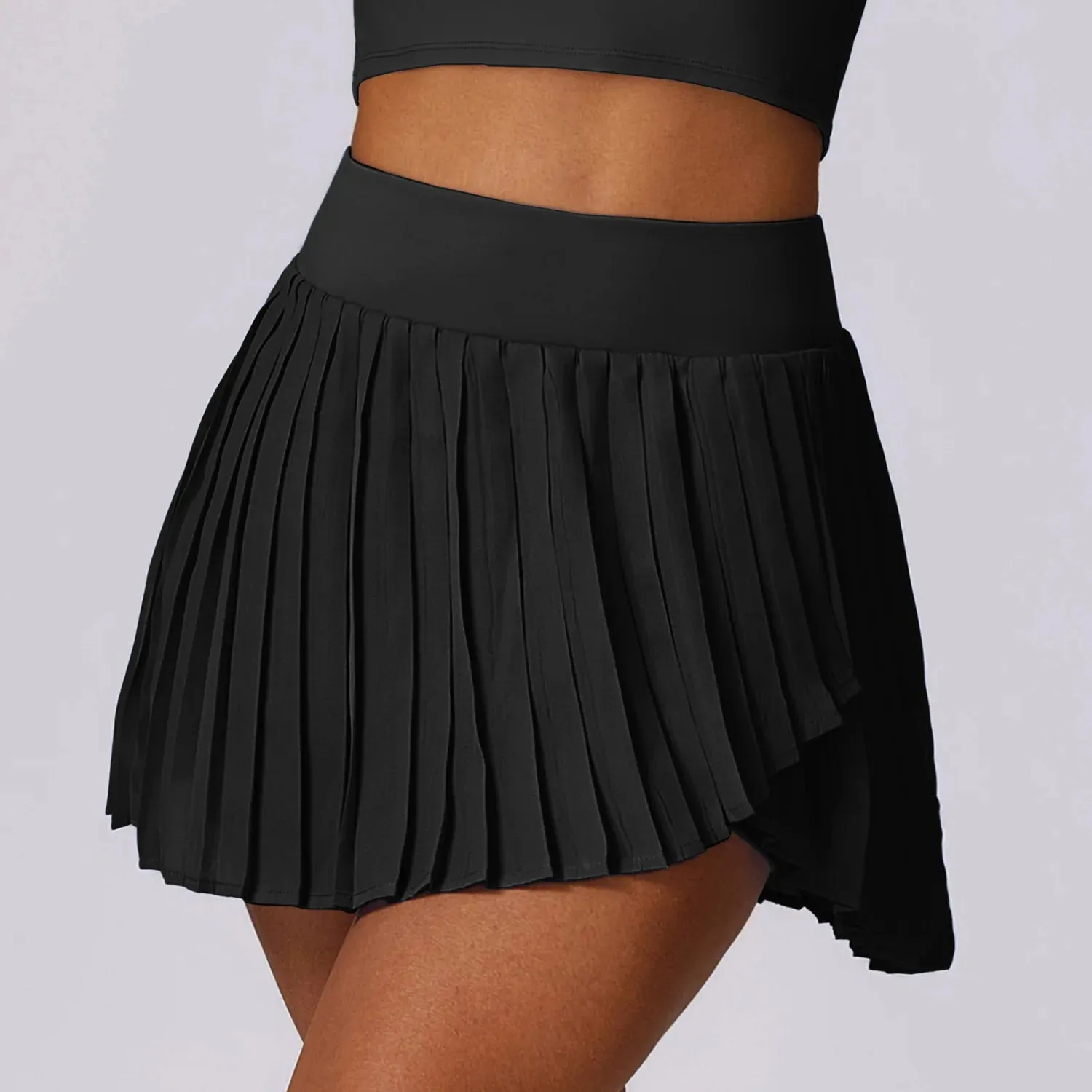 Tennis  Solid Sports Skirts