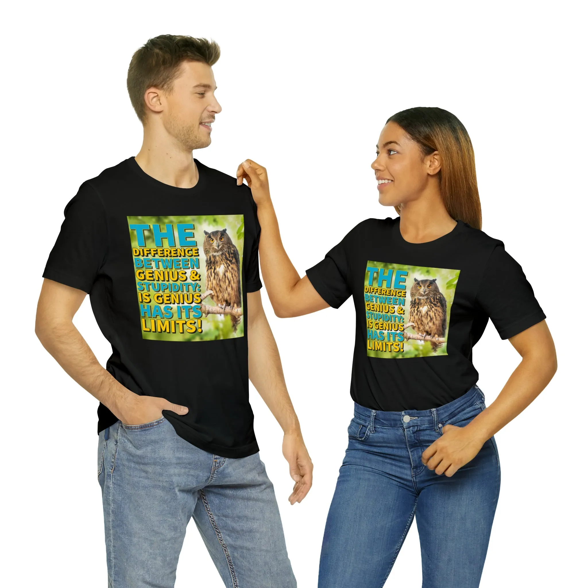 The Difference Between Stupidity Short Sleeve Tee