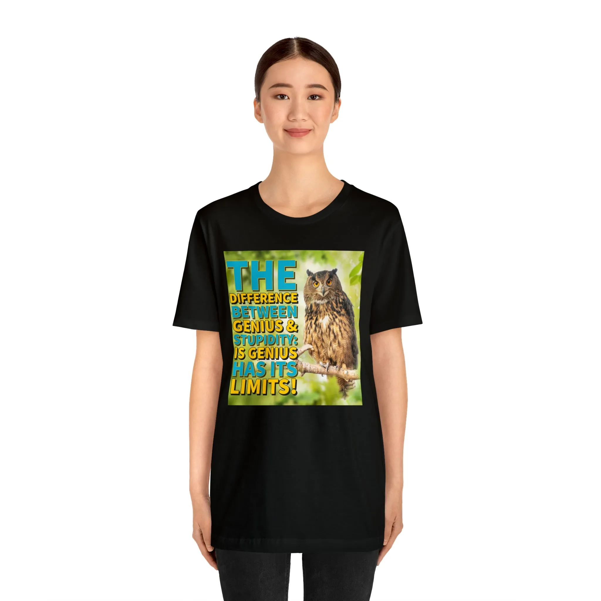The Difference Between Stupidity Short Sleeve Tee