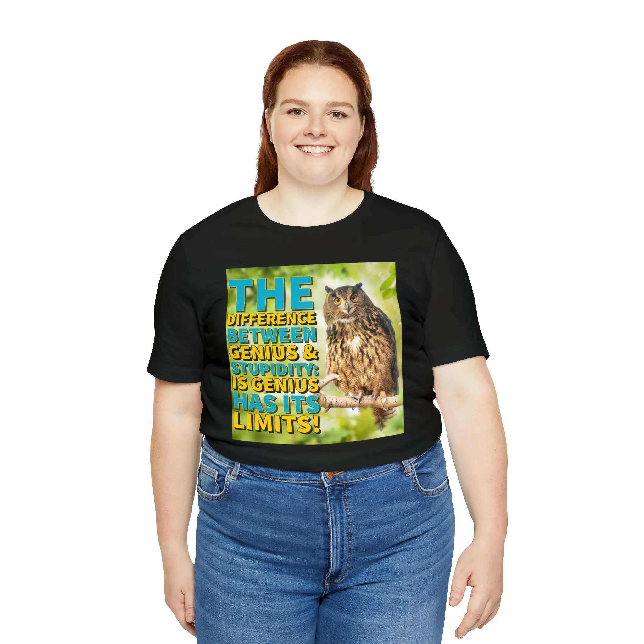 The Difference Between Stupidity Short Sleeve Tee