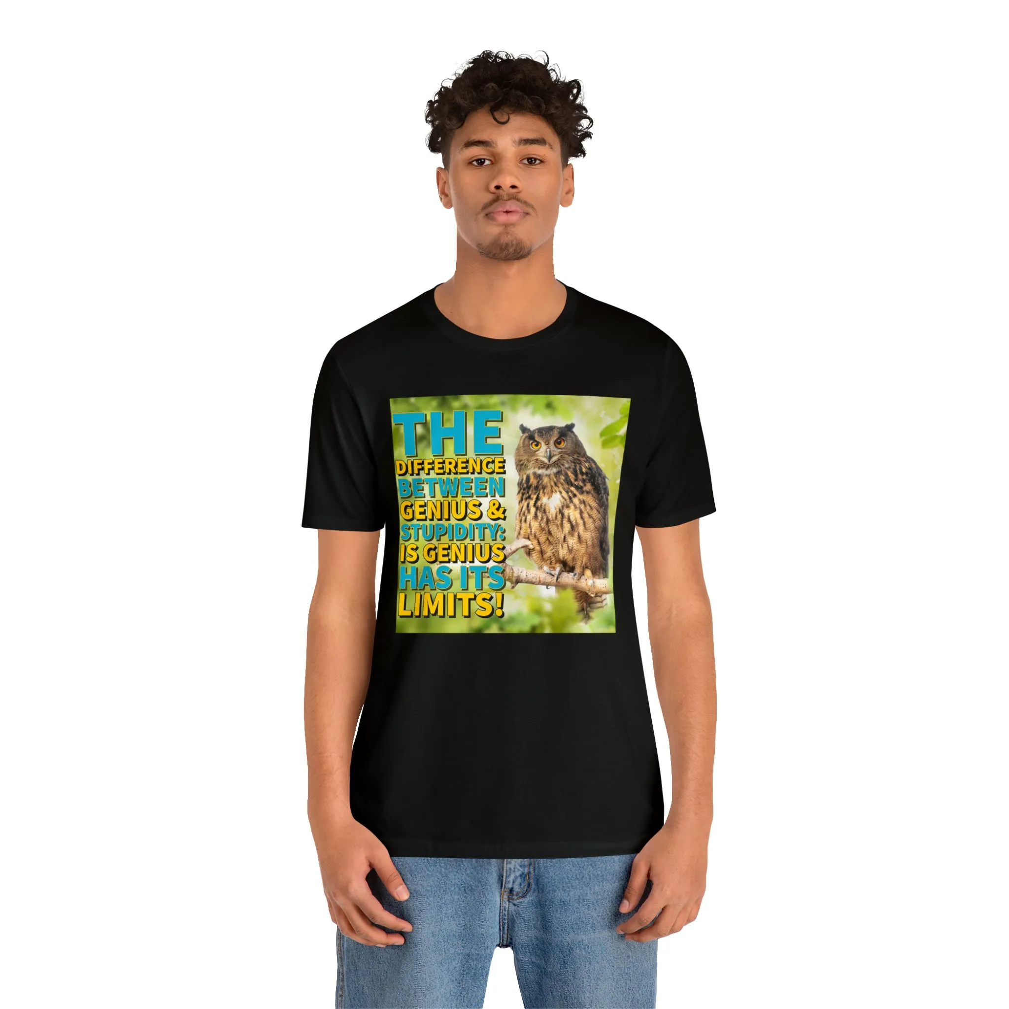 The Difference Between Stupidity Short Sleeve Tee