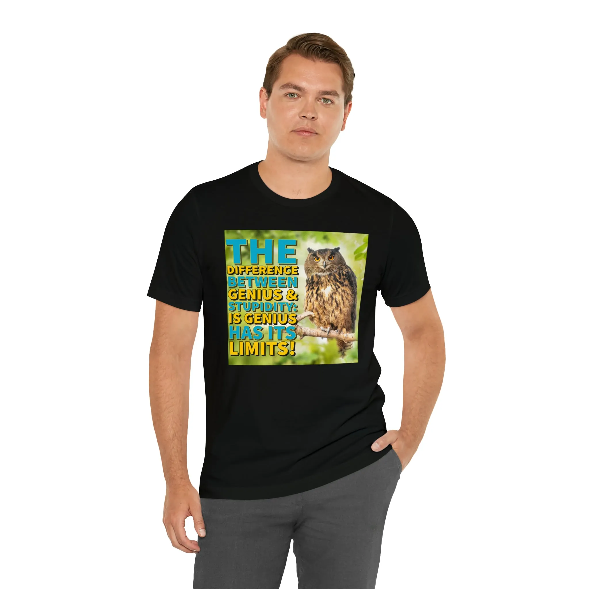 The Difference Between Stupidity Short Sleeve Tee