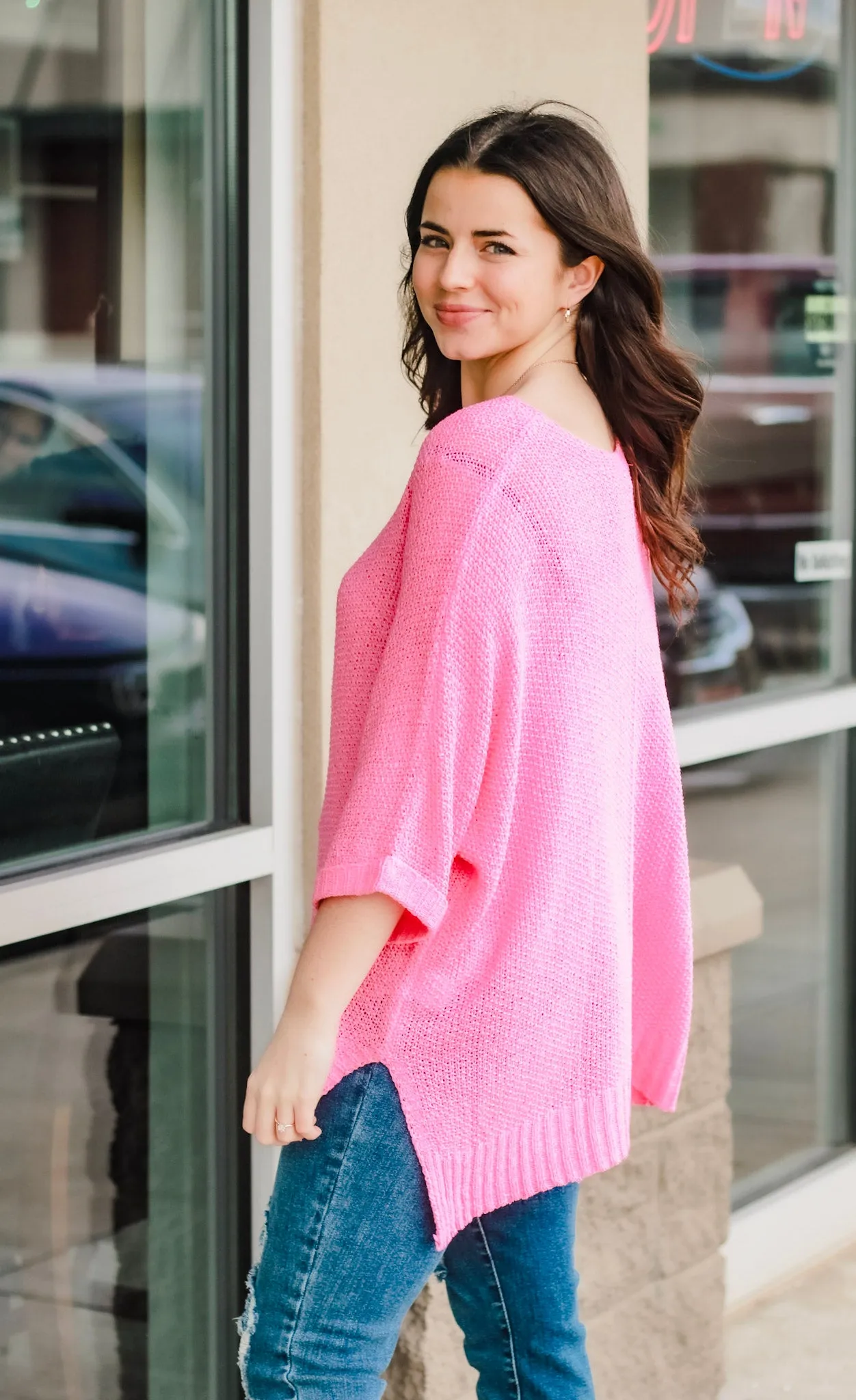 The Good Life Cotton Candy Sweater