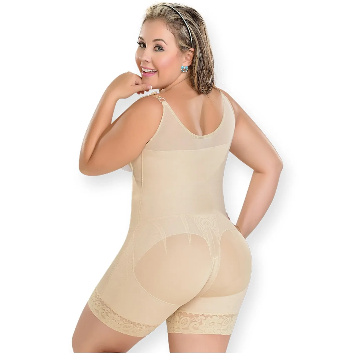 Topless Mid Thigh Butt Lifting Bodysuits