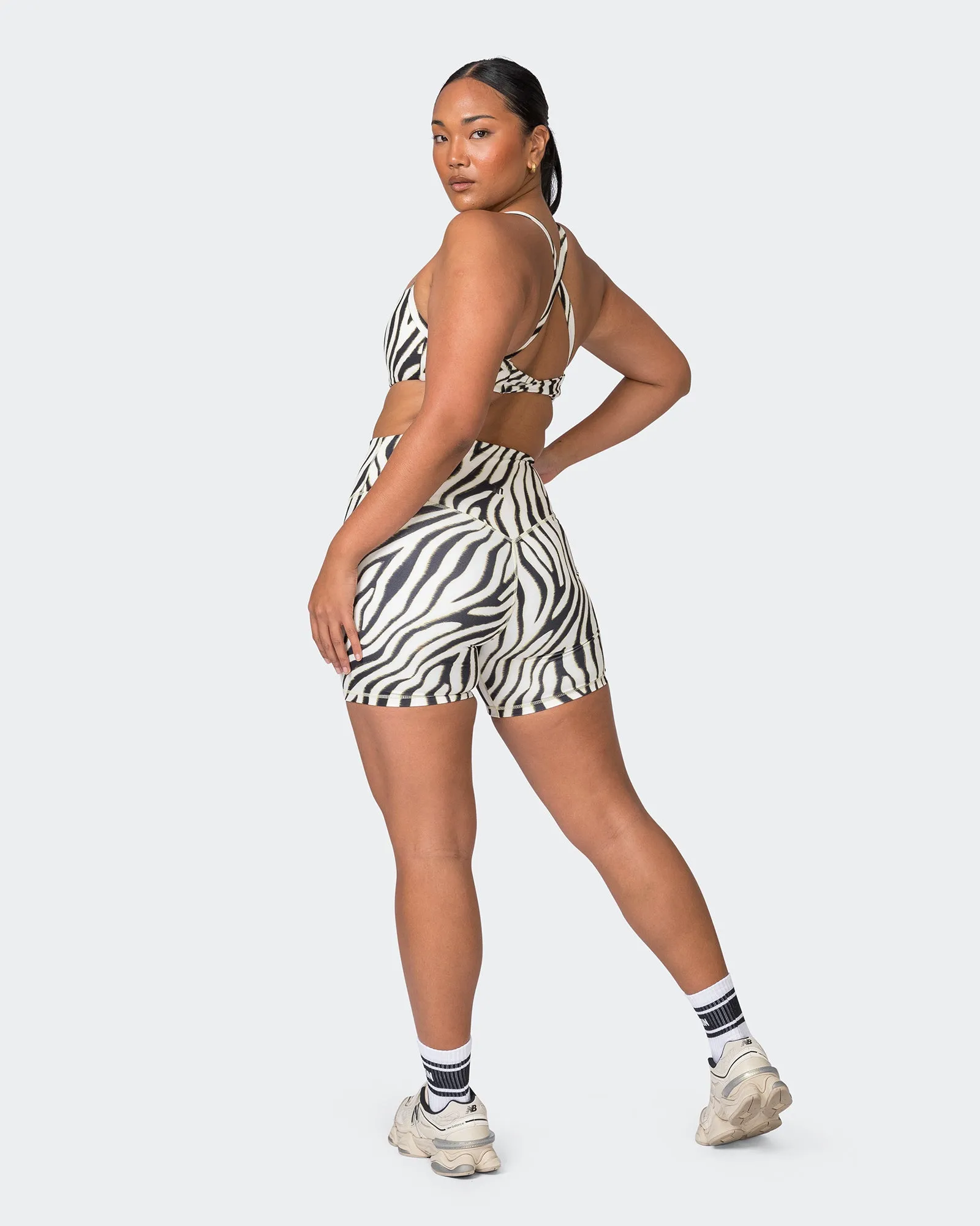 Ultra Everyday Referee Length Shorts - Zebra Print