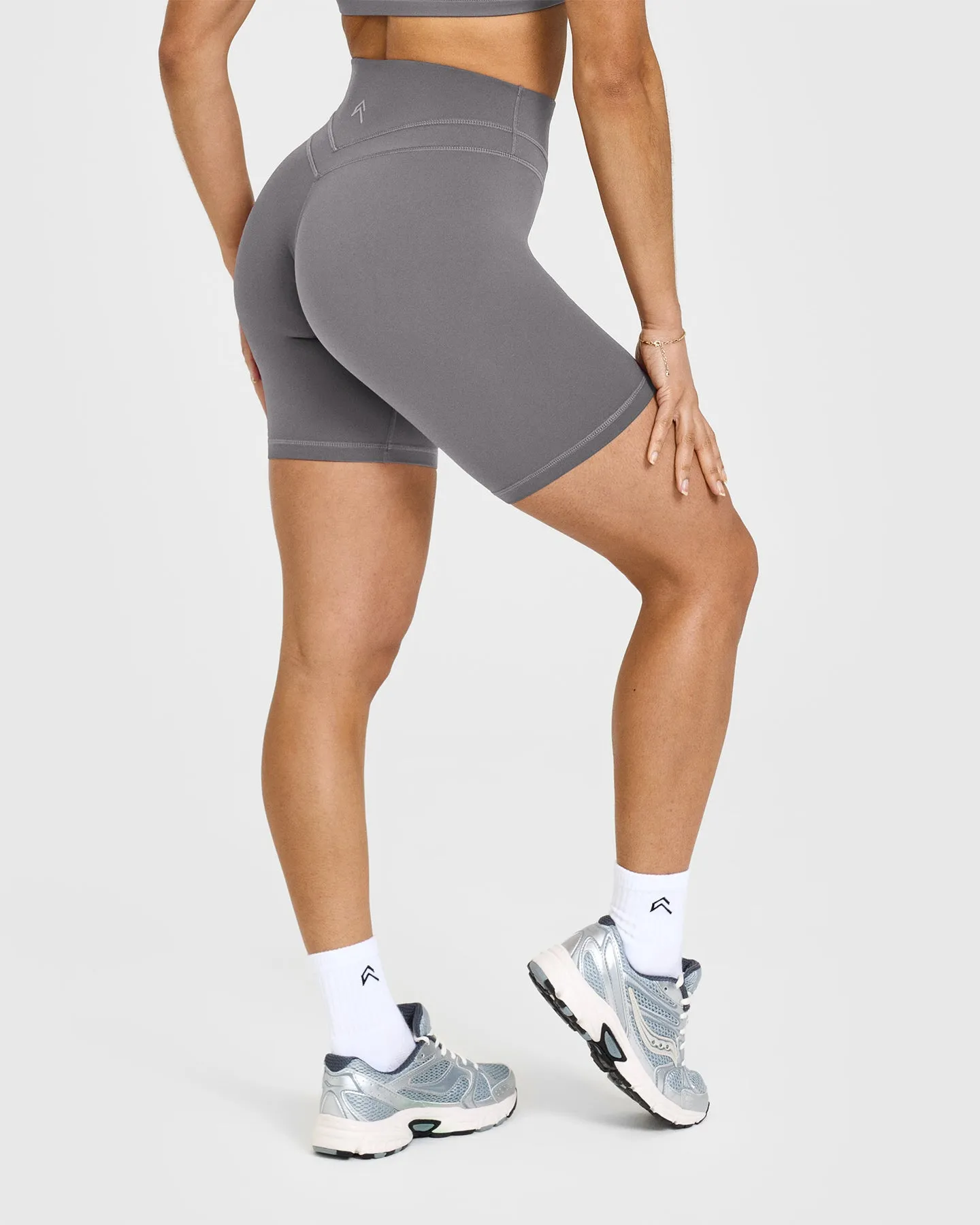 Unified Cycling Shorts 8" | Ash Grey