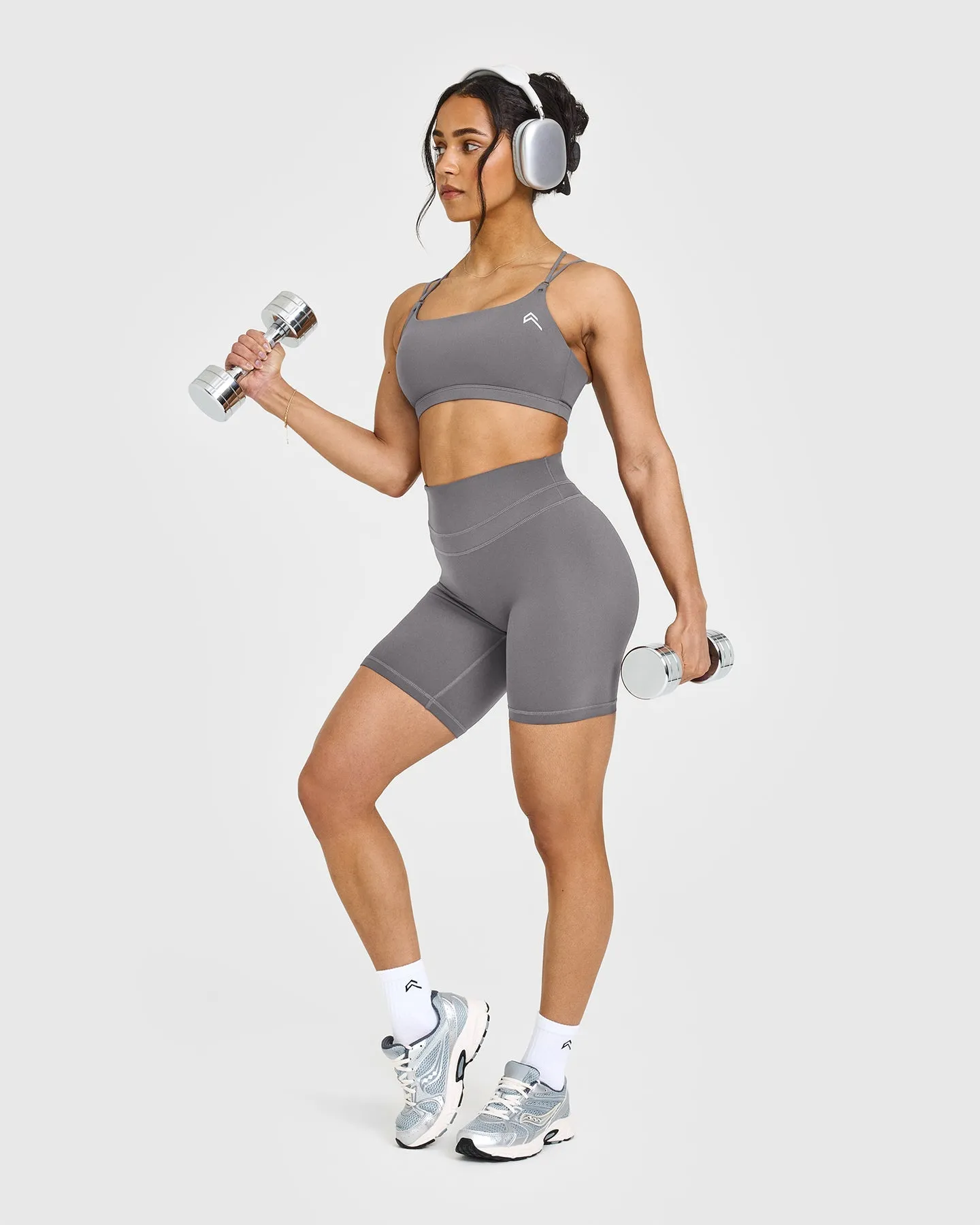 Unified Cycling Shorts 8" | Ash Grey