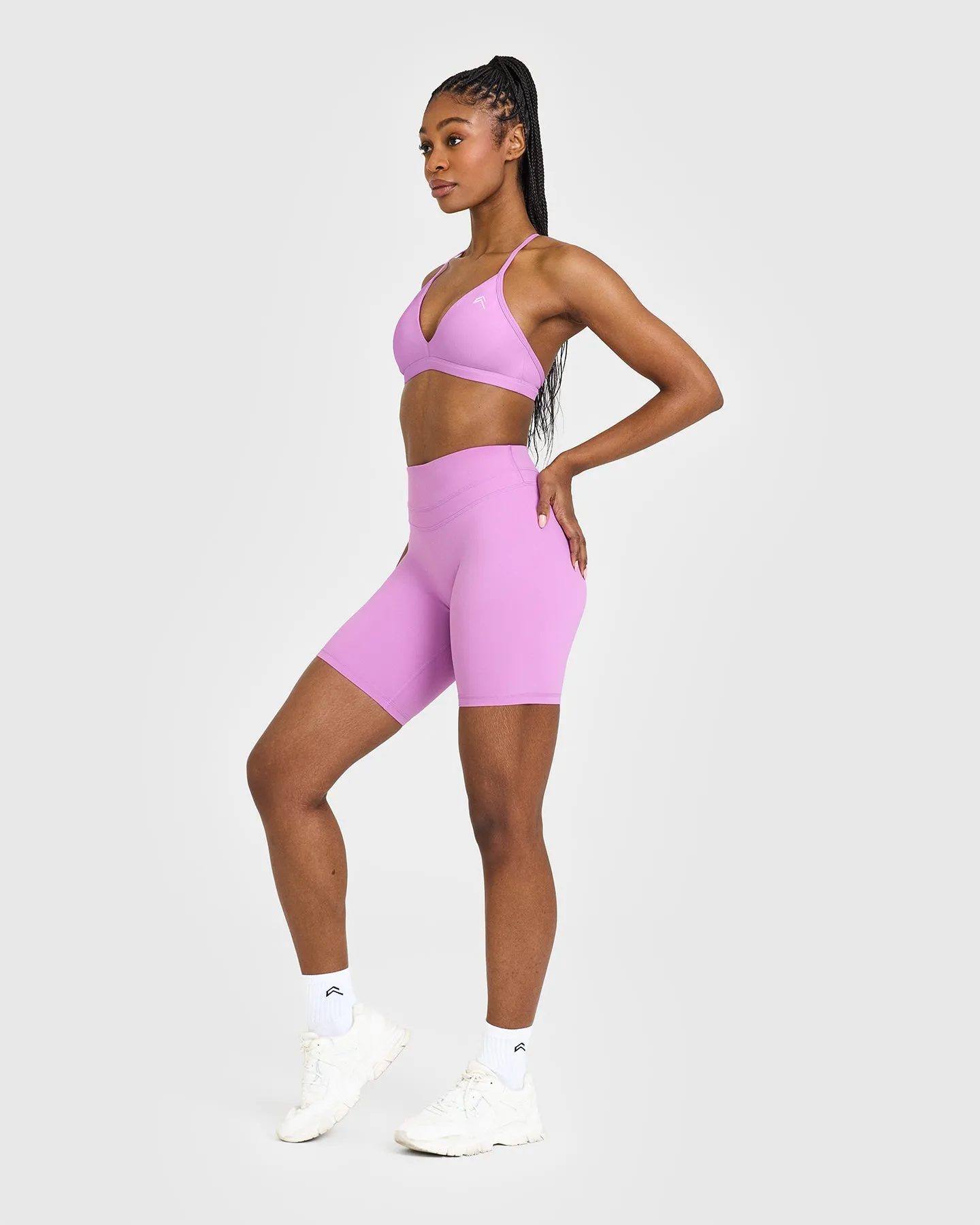Unified Cycling Shorts 8" | Orchid Purple