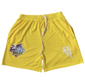 UNSEEN ‘REVERSE LA’ YELLOW SHORTS