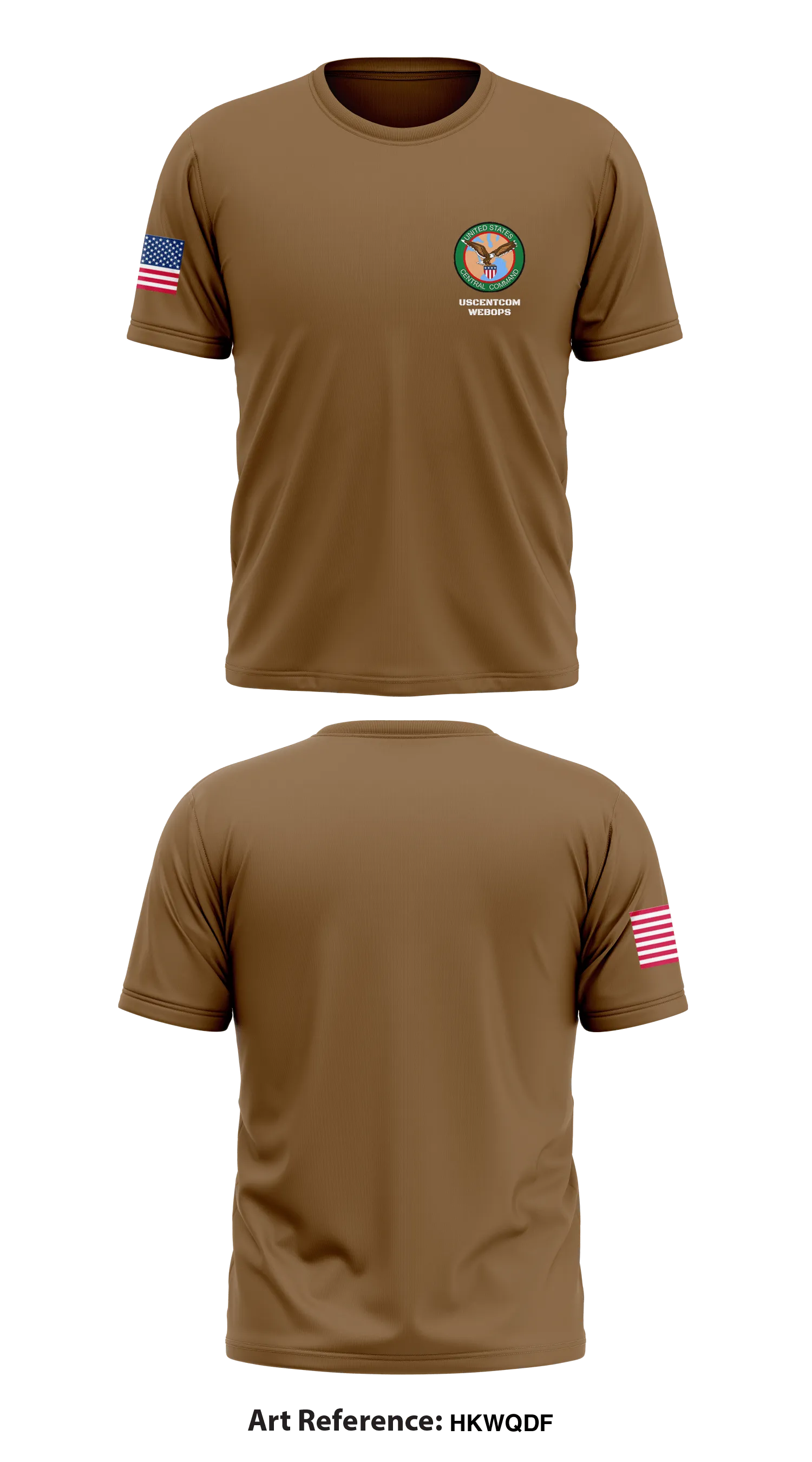 USCENTCOM WebOps Core Men's SS Performance Tee - Mdkua5