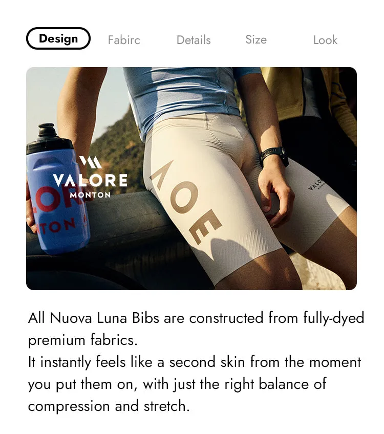 VALORE MONTON MENS BIB SHORTS NUOVA LUNA SERENE KHAKI