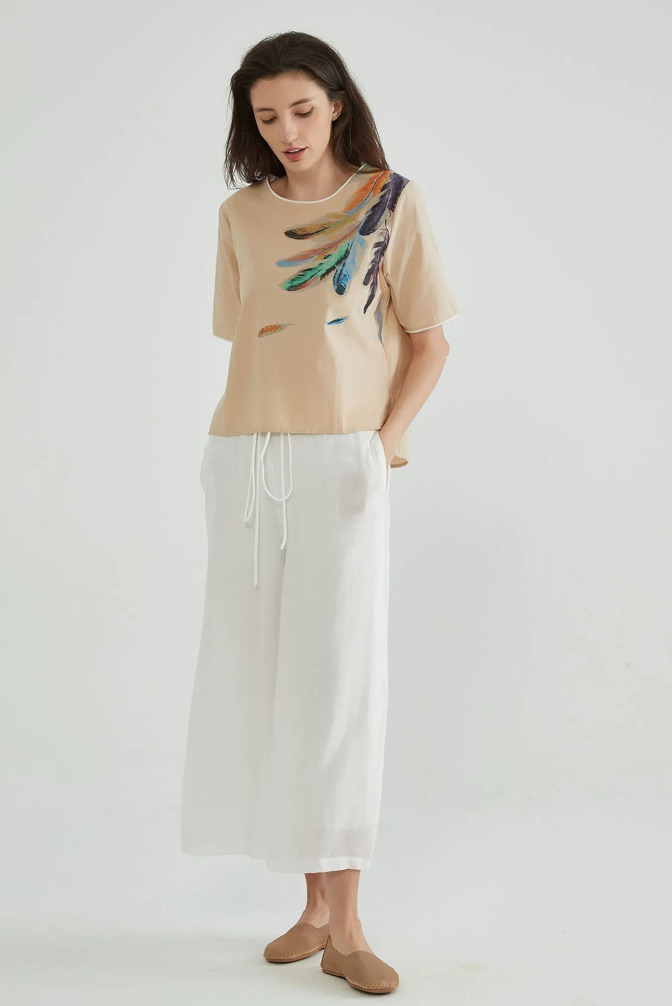 Vanilla Women Cotton Floral Top