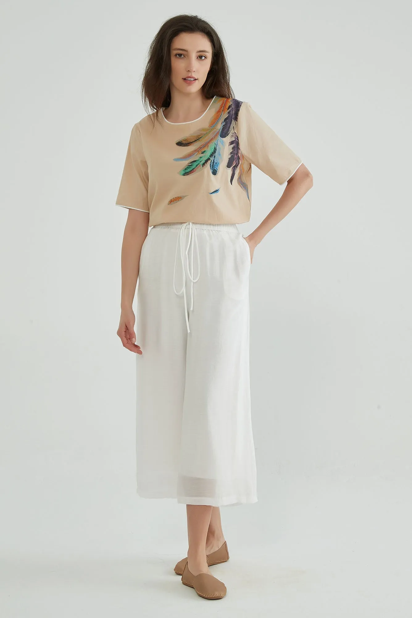 Vanilla Women Cotton Floral Top