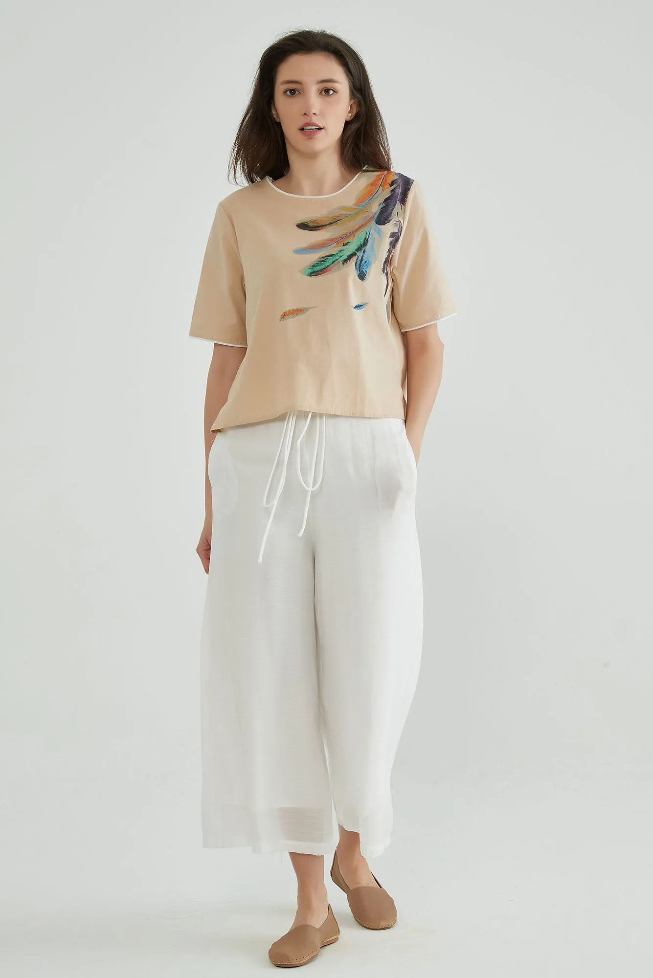 Vanilla Women Cotton Floral Top