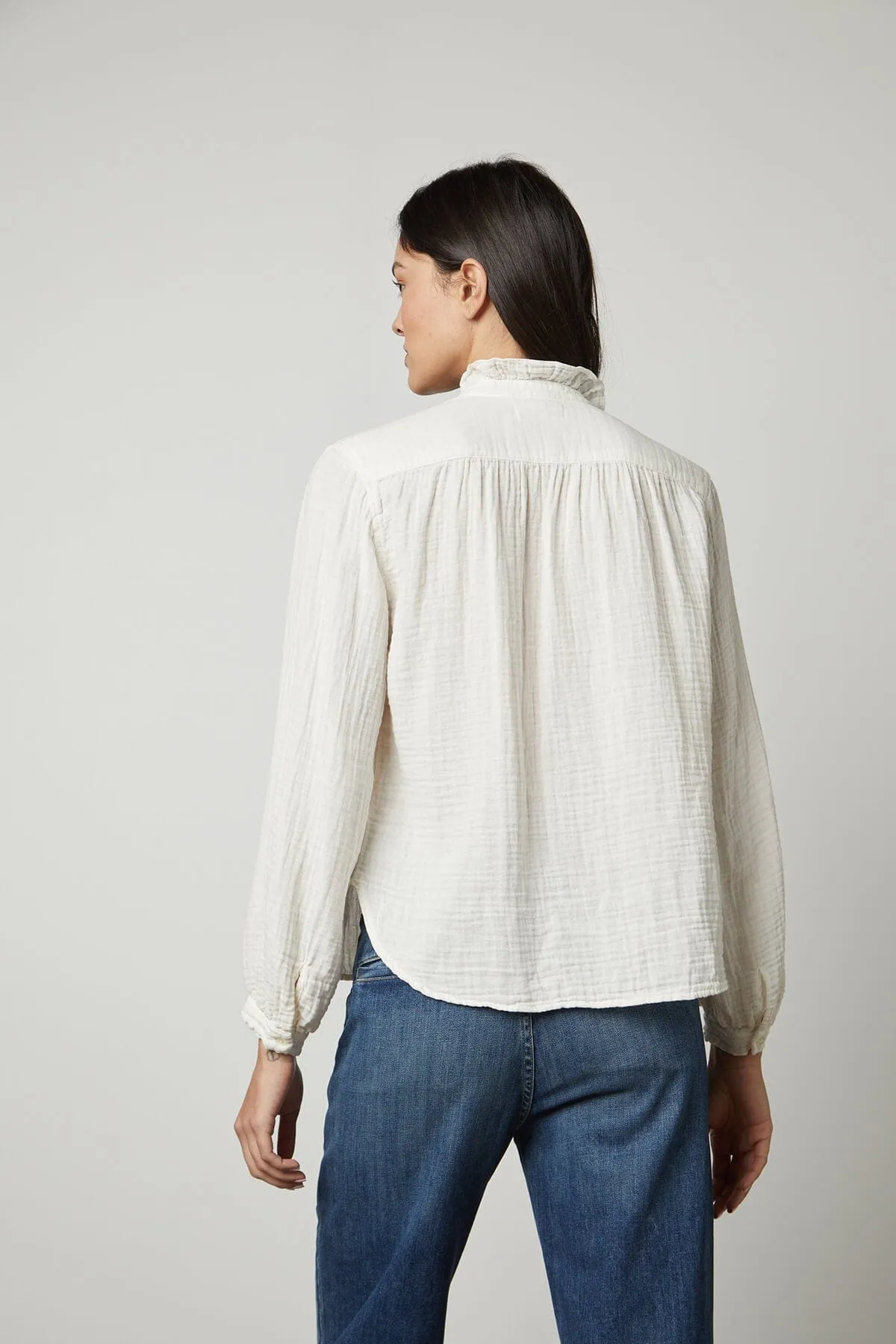 Velvet - Trisha Shirt in Ecru