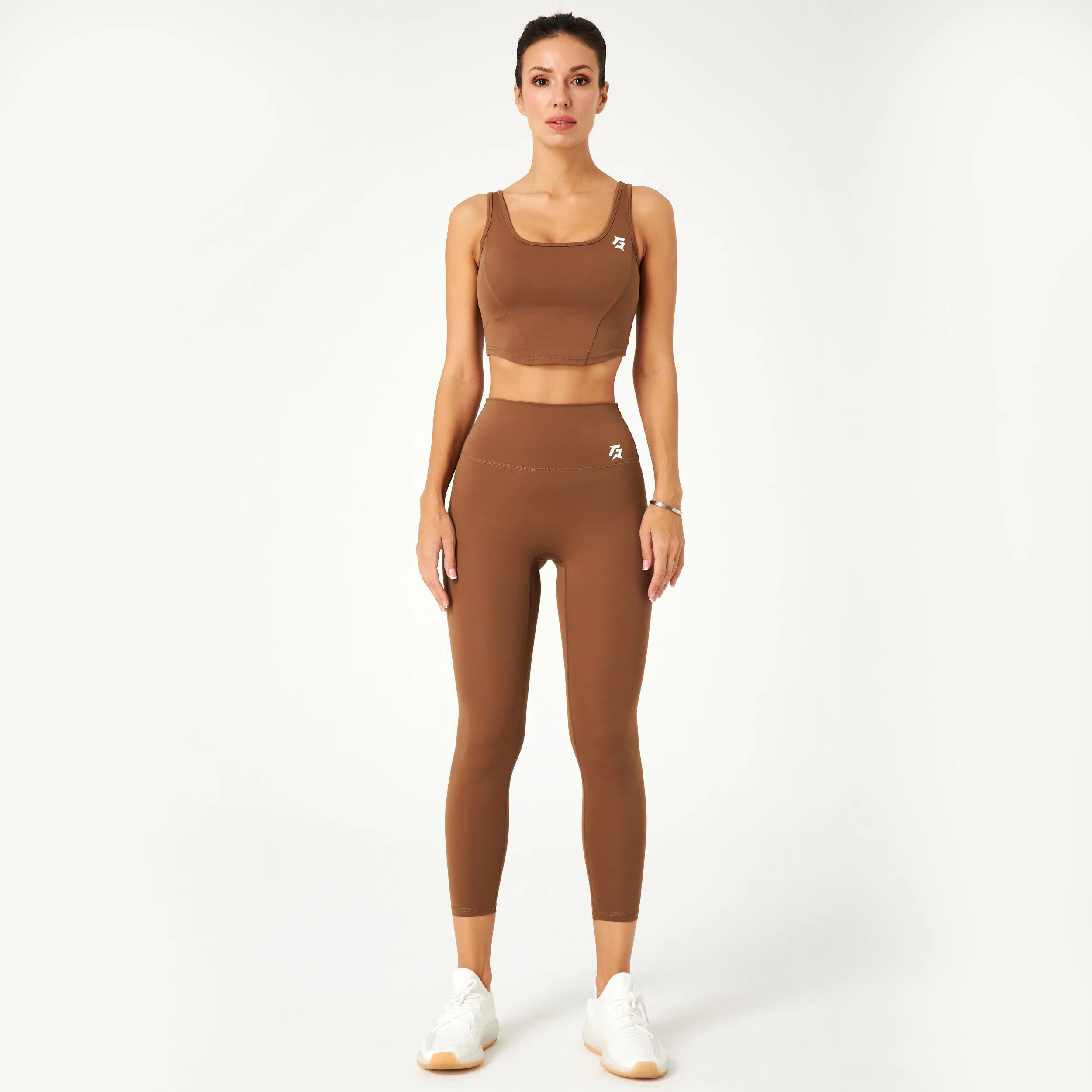 Verve Crop Top (Brown)