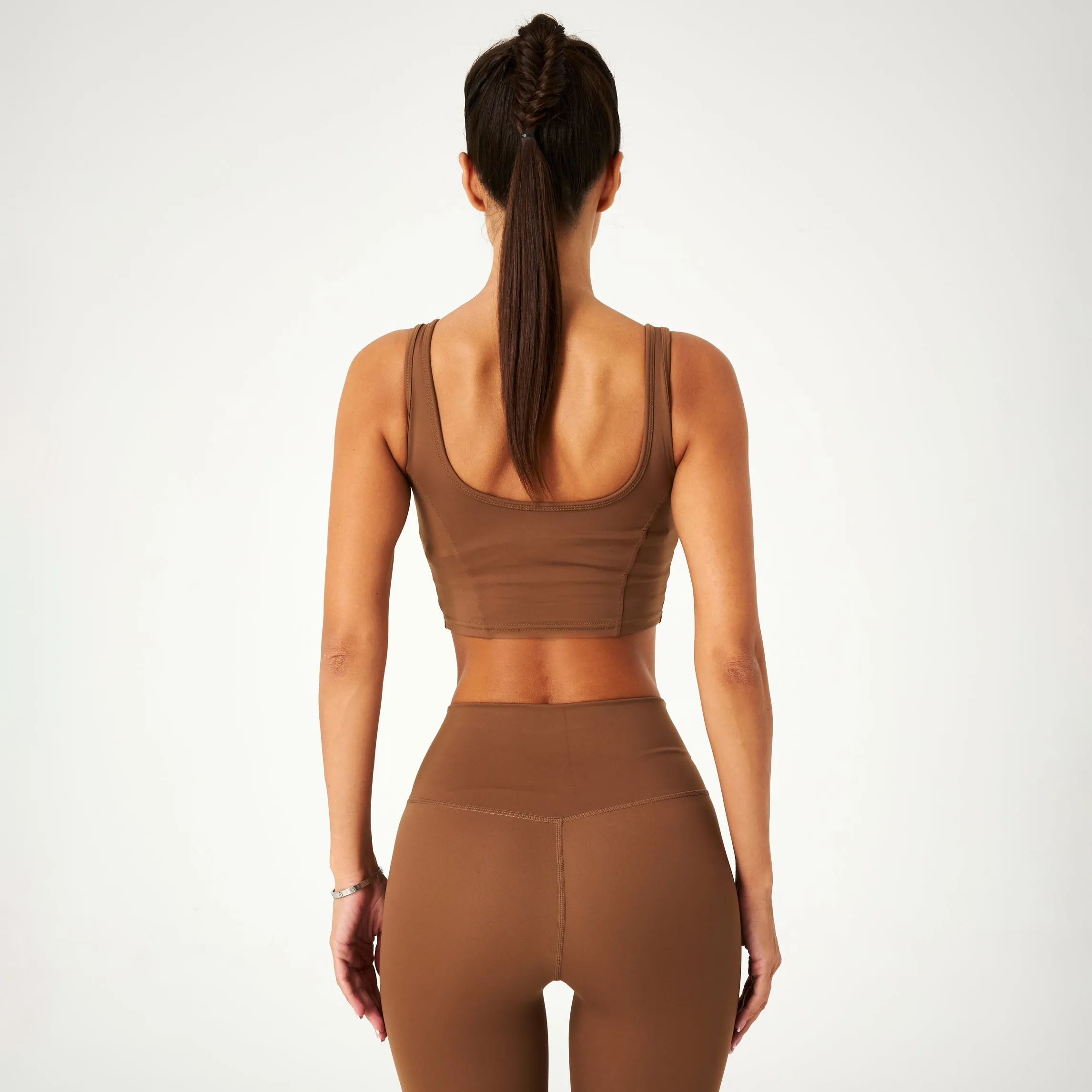 Verve Crop Top (Brown)