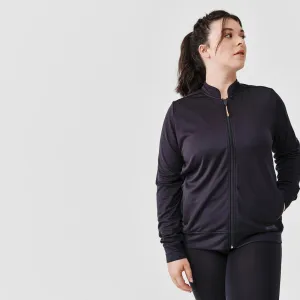 Veste respirante de running Femme - KIPRUN Run 100 Dry Noire
