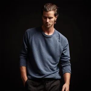 Vintage French Terry Sweatshirt - Sea Captain Pigment
