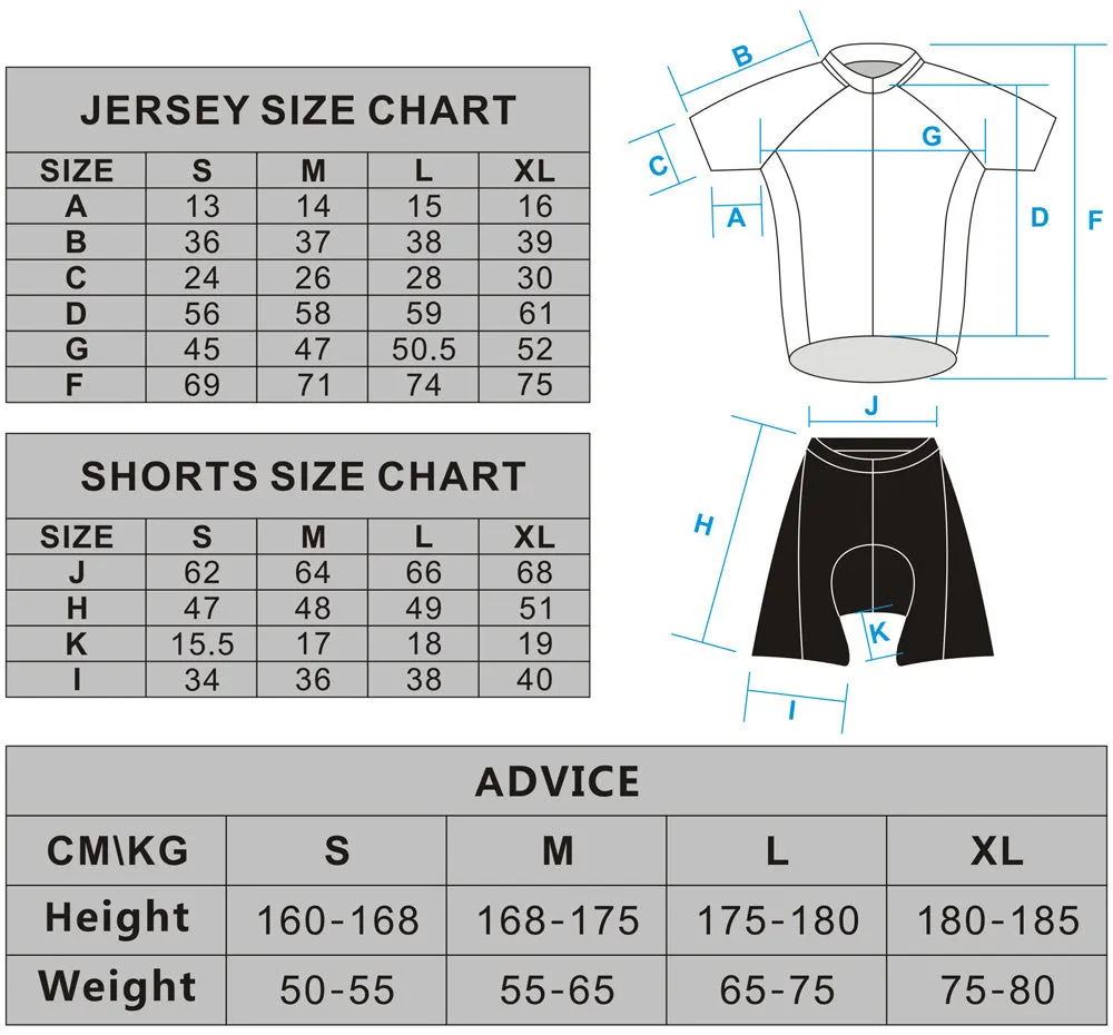 VOLEGARB RP-021 SHORT SLEEVE JERSEY & CYCLING SHORTS SET|VOLEGARB RP-021 半袖サイクルジャージ＆レーパン上下セット
