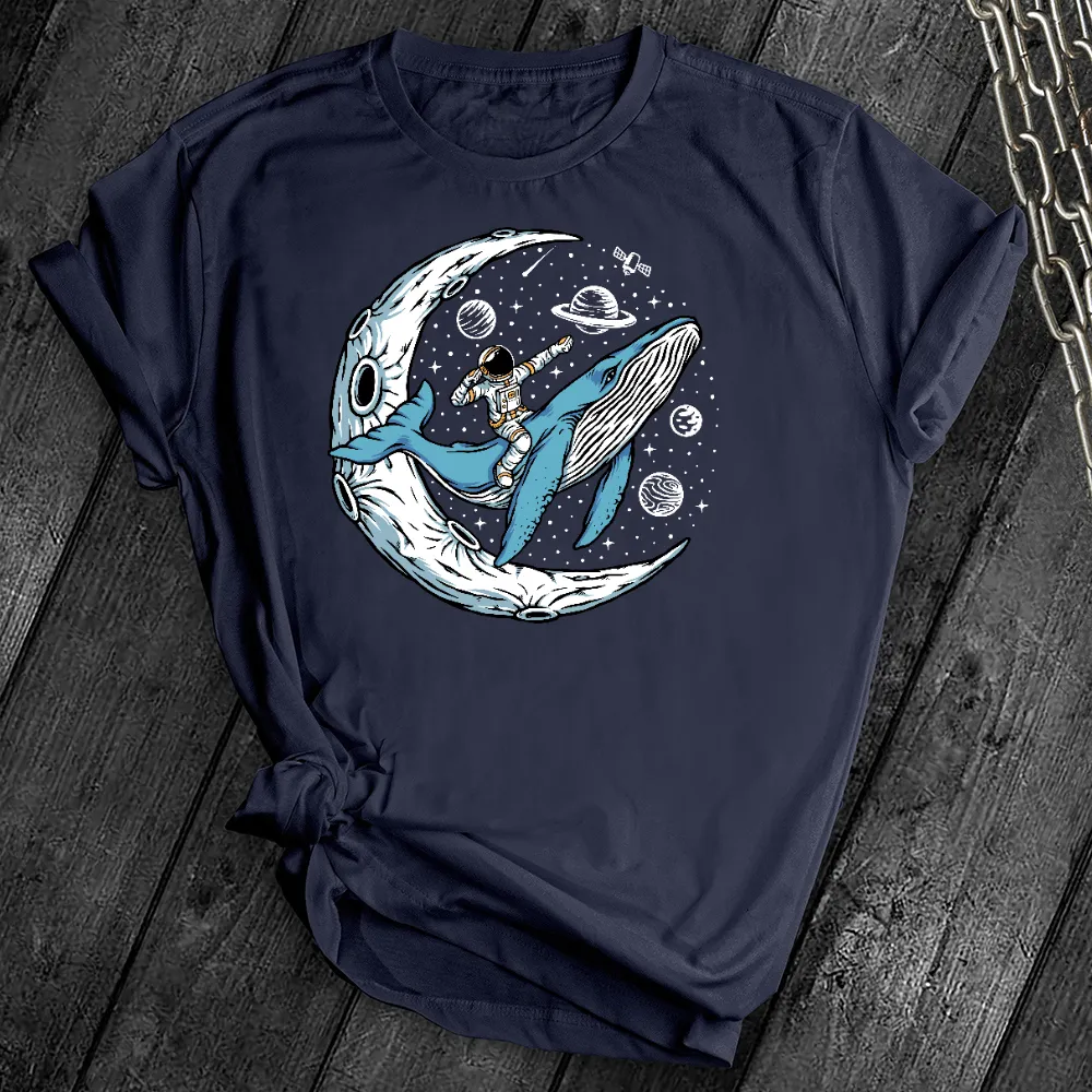 Whale Space Rider Tee