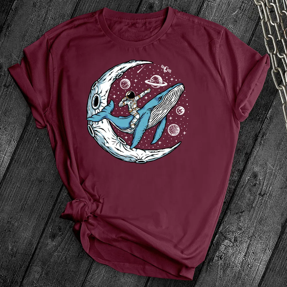 Whale Space Rider Tee