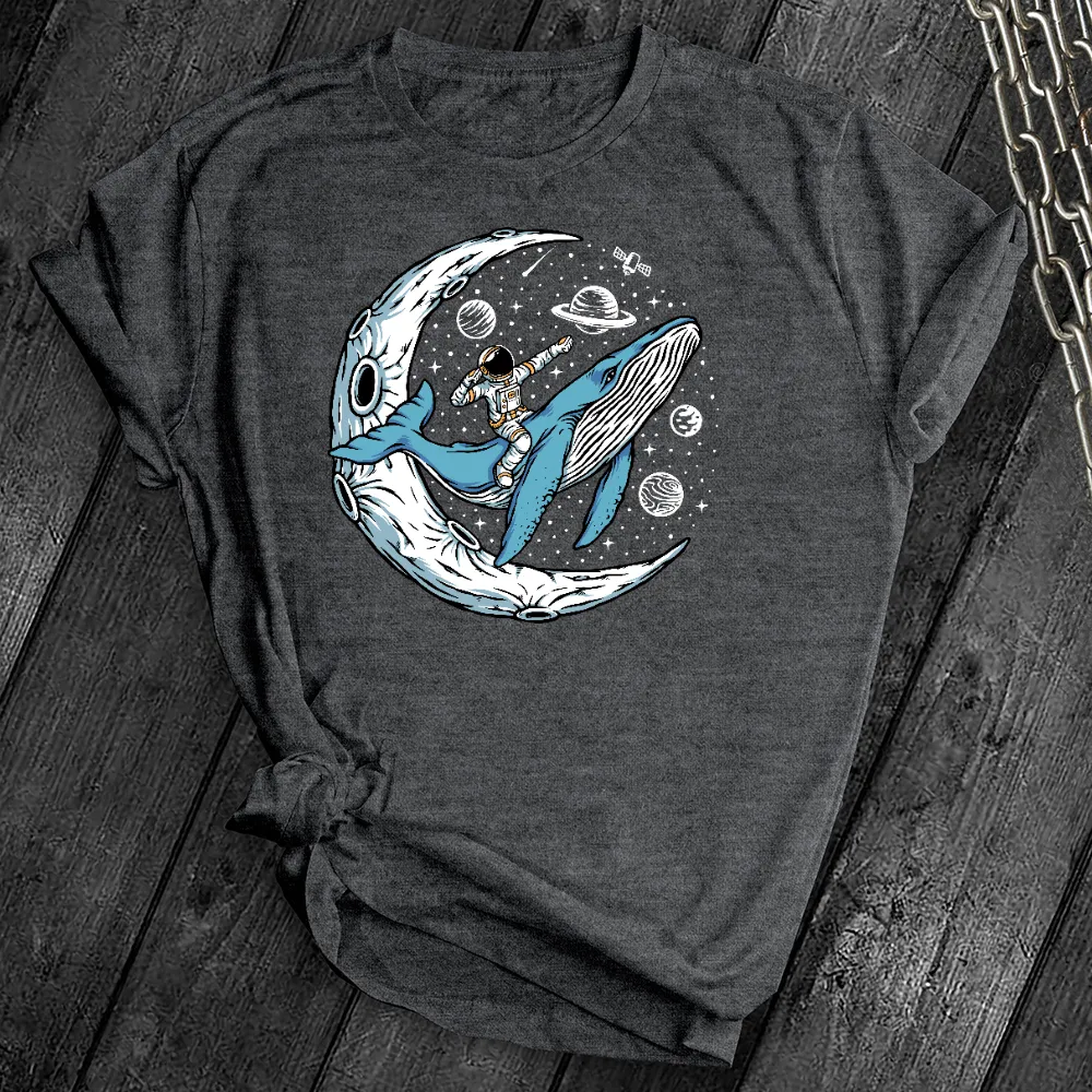 Whale Space Rider Tee