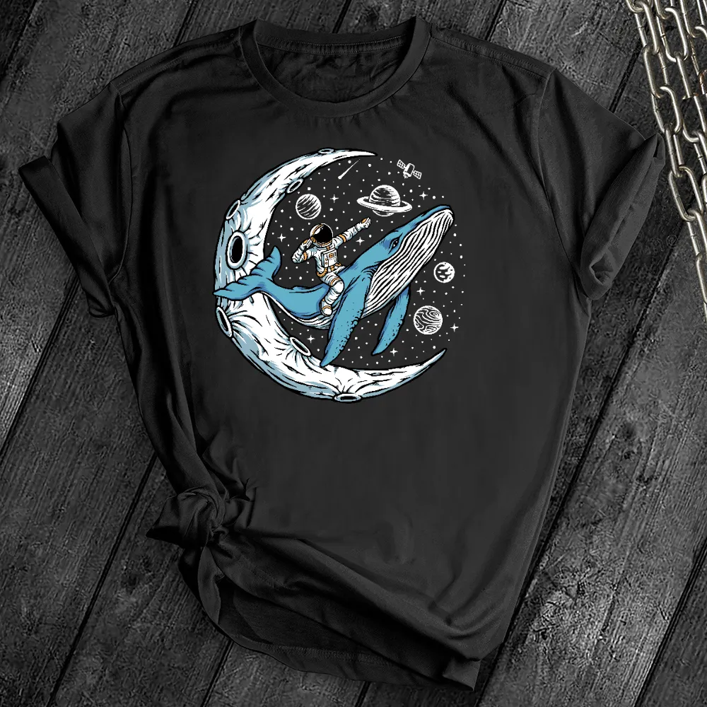 Whale Space Rider Tee