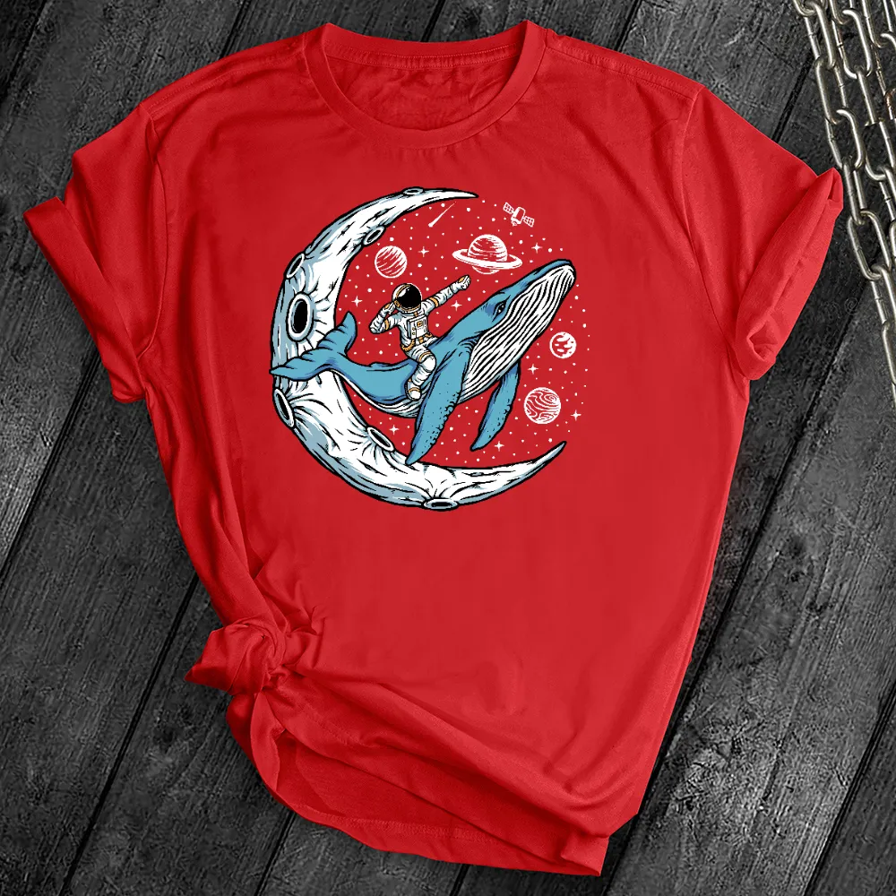 Whale Space Rider Tee