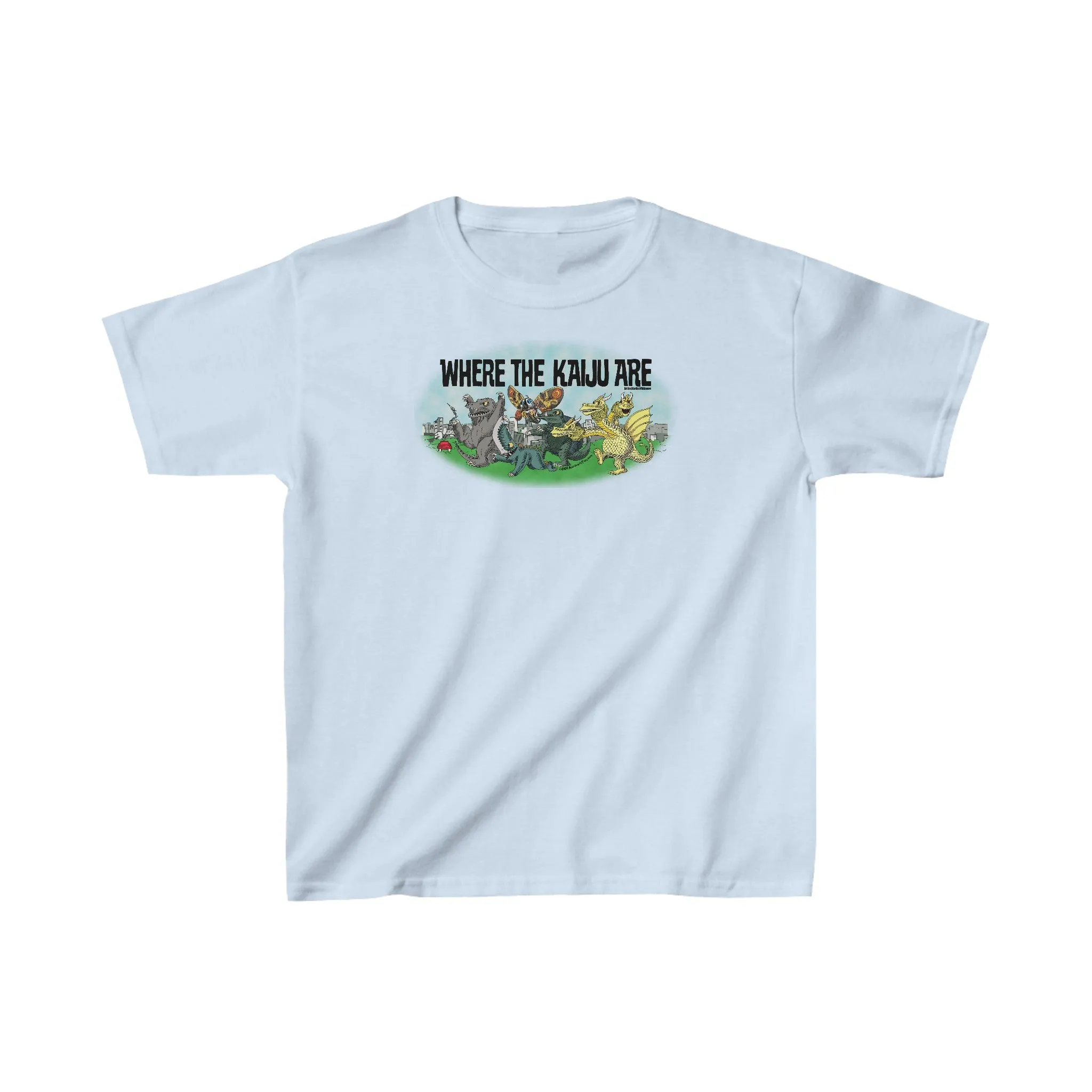 Where the Kaiju Are - Kids Heavy Cotton™ Tee