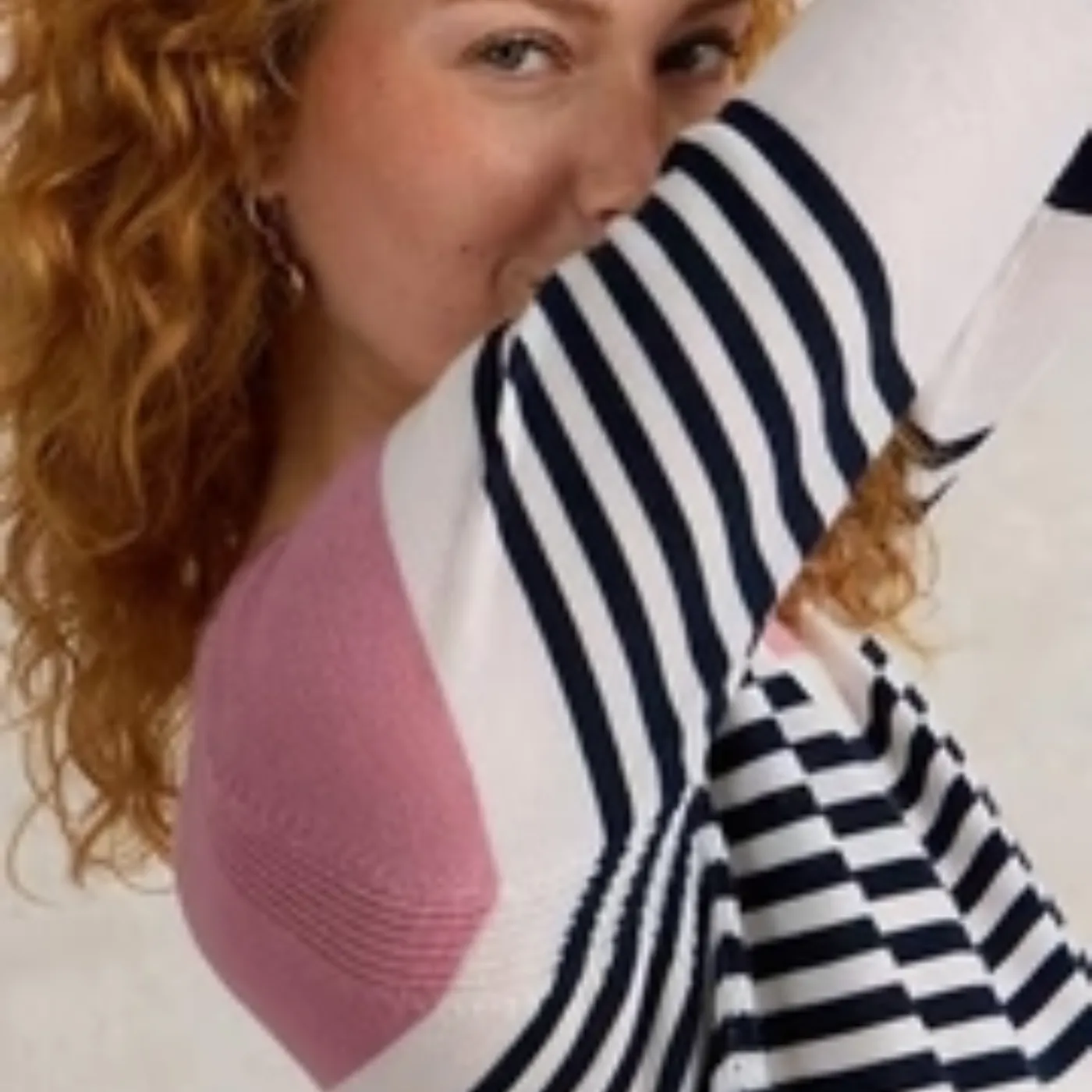 White Stuff Stripe Crew Merino Jumper