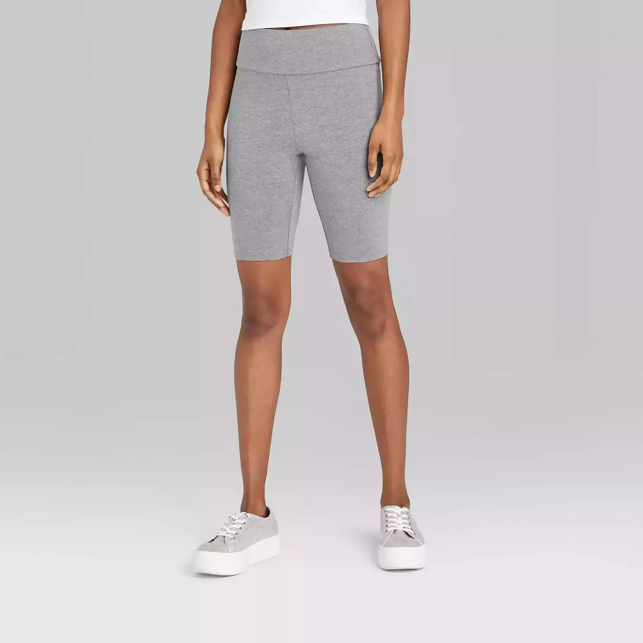 Wild Fable Bike Shorts - Women's High Rise Extra Small Heather Gray