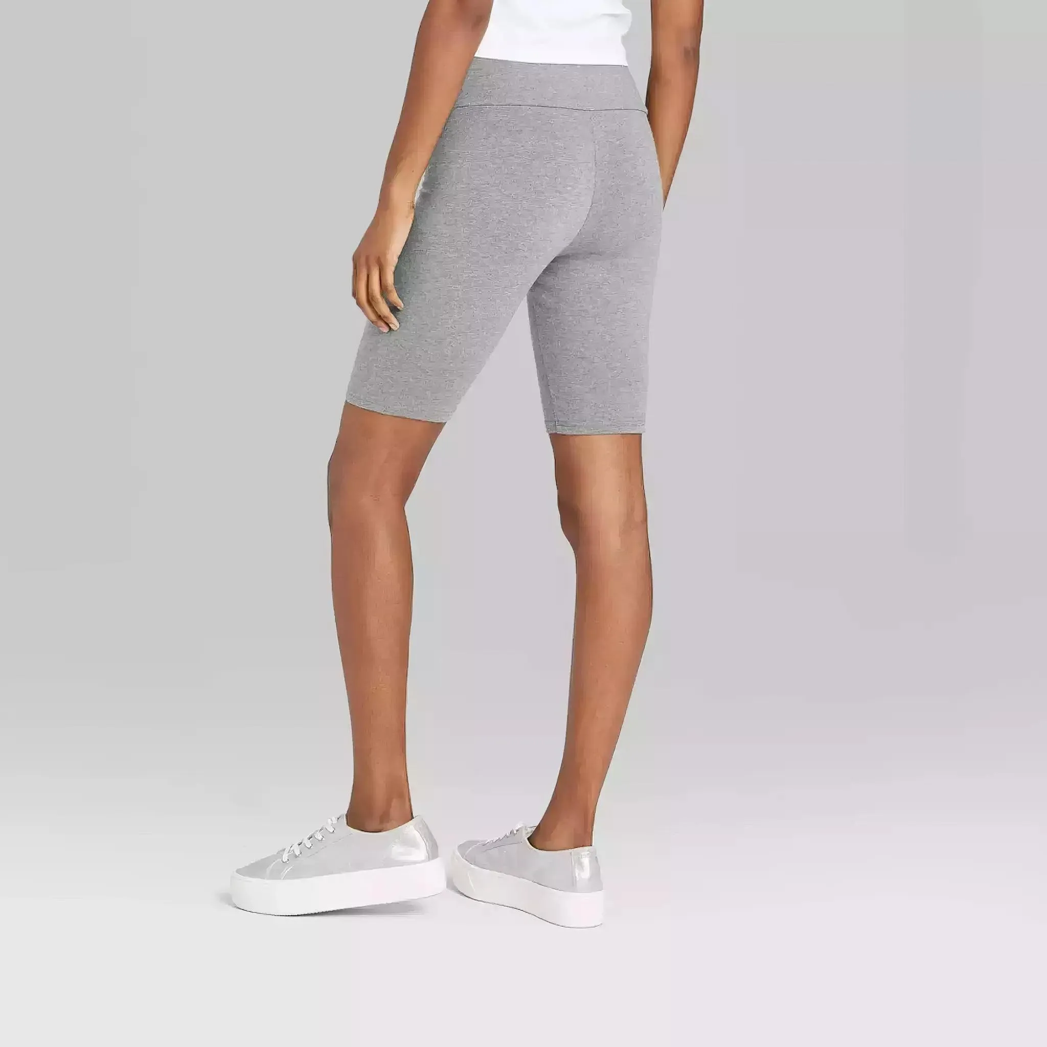 Wild Fable Bike Shorts - Women's High Rise Extra Small Heather Gray
