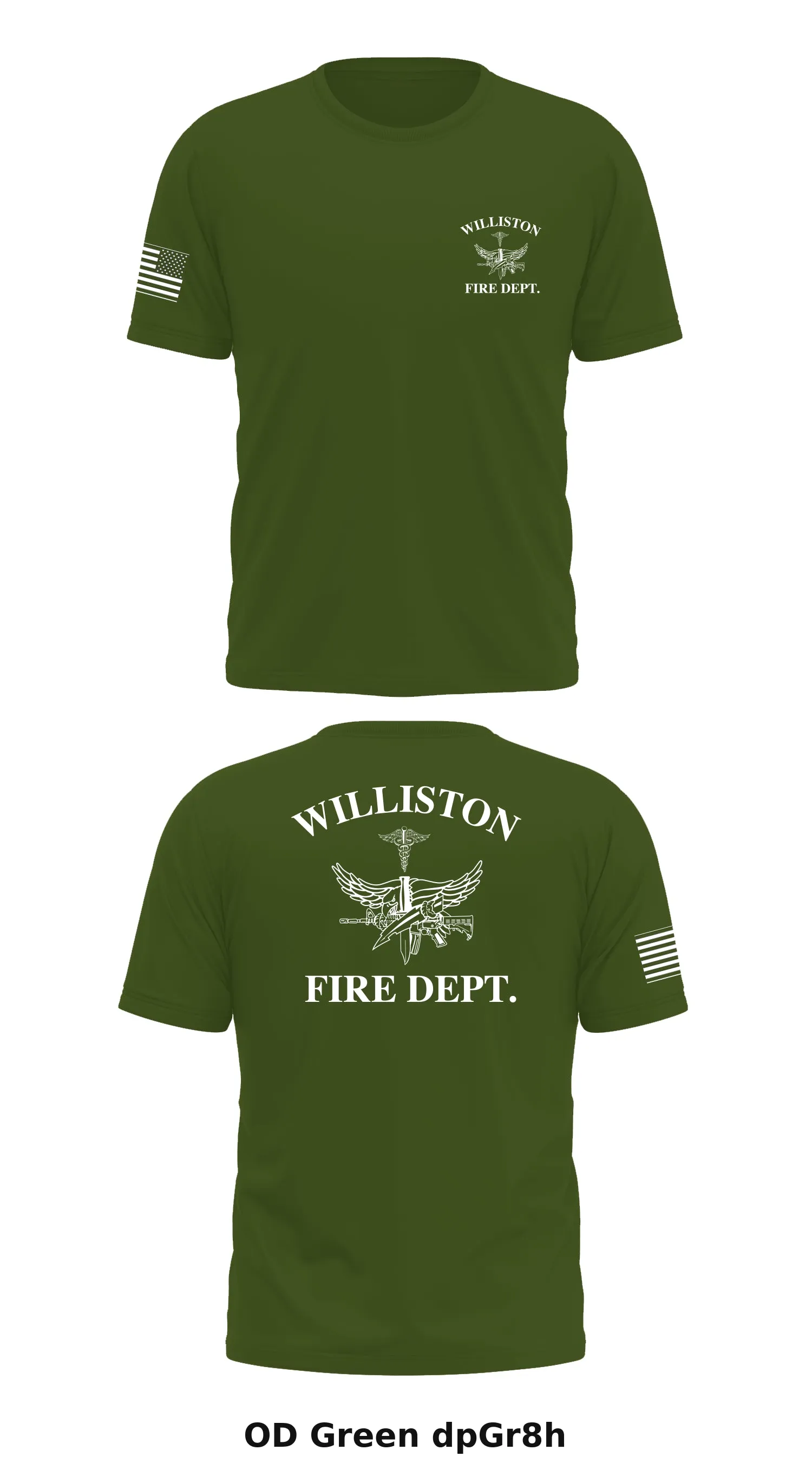 Williston Fire Department SWAT Medics Store 1 Core Men's SS Performance Tee - dpGr8h