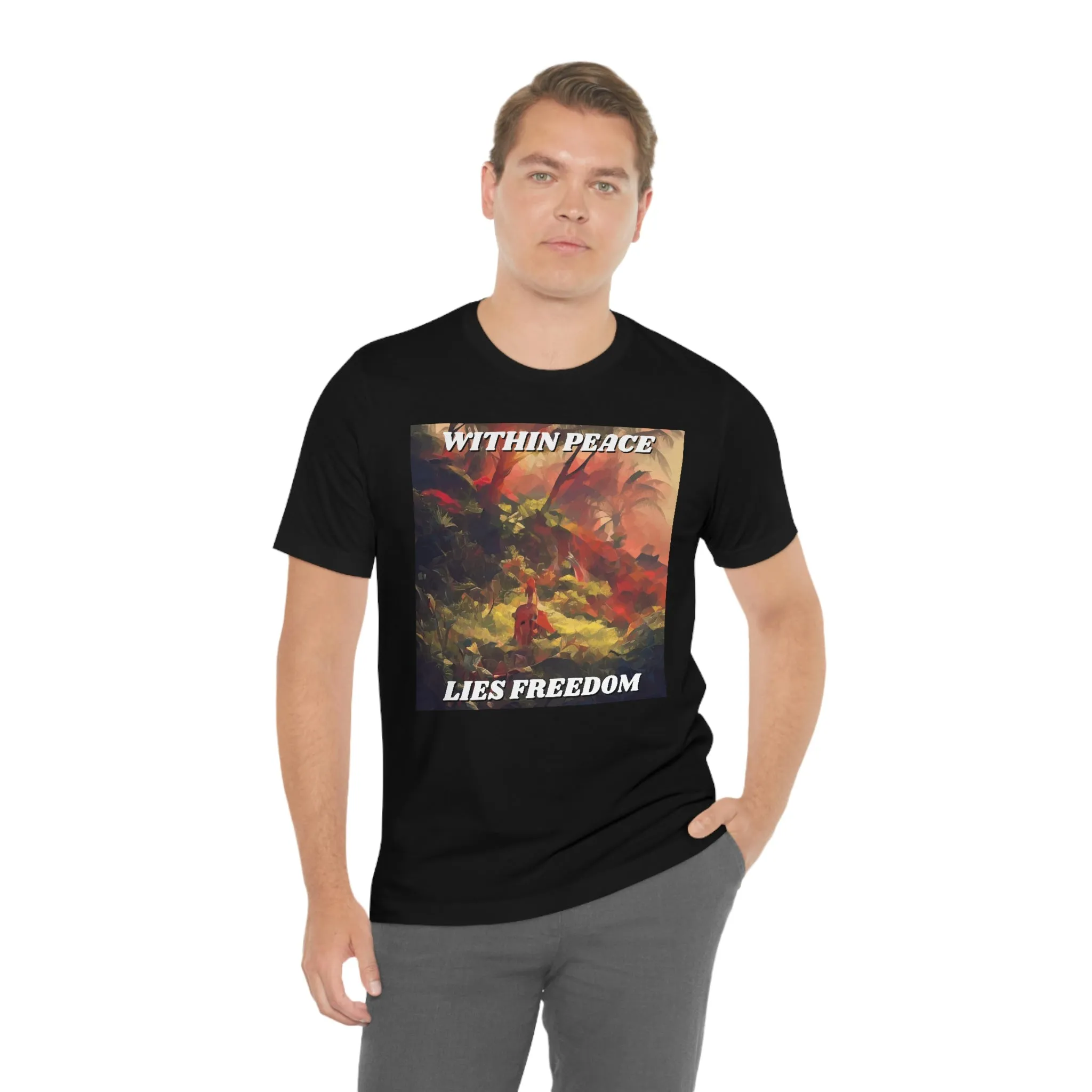 Within Peace Lies Freedom Short Sleeve Tee