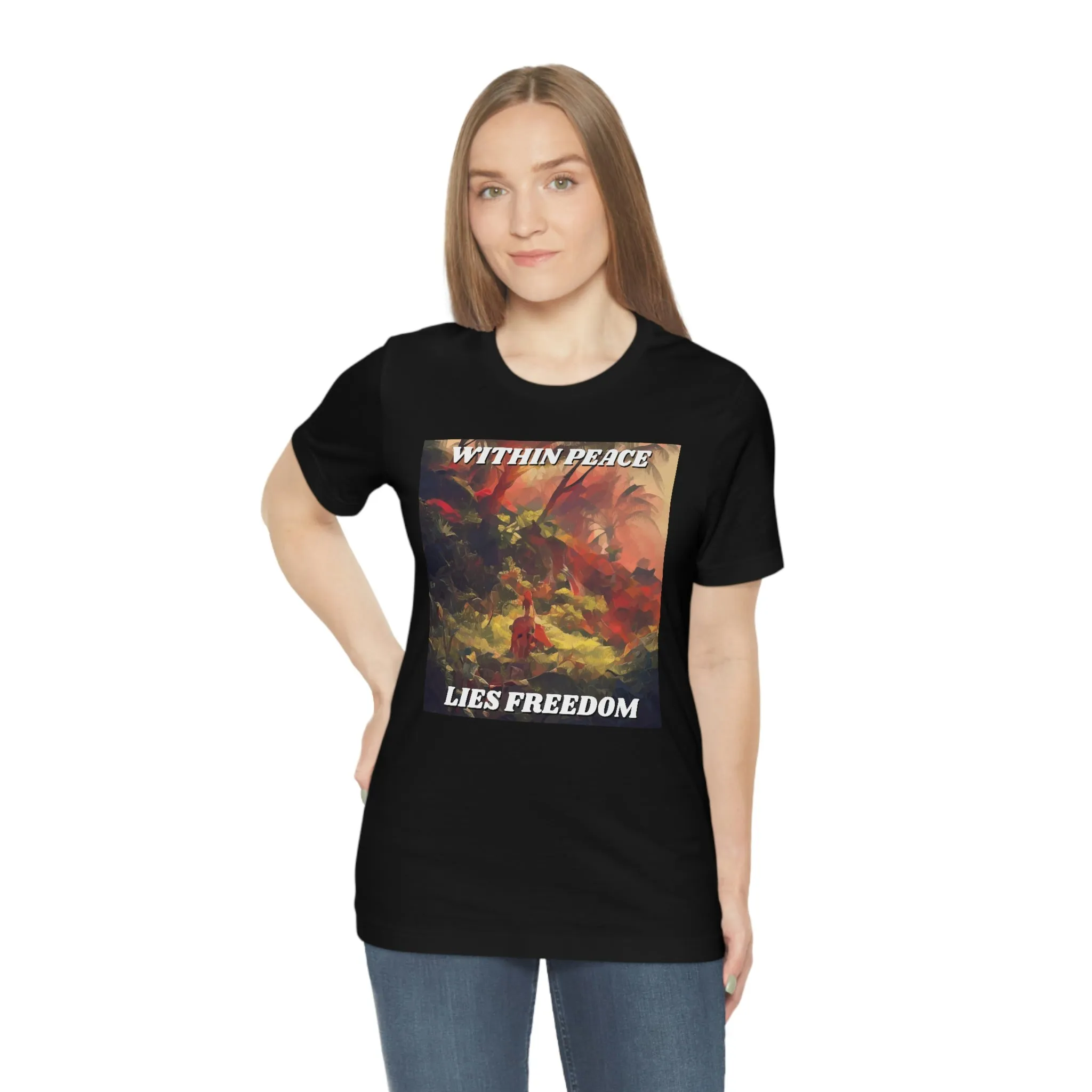 Within Peace Lies Freedom Short Sleeve Tee