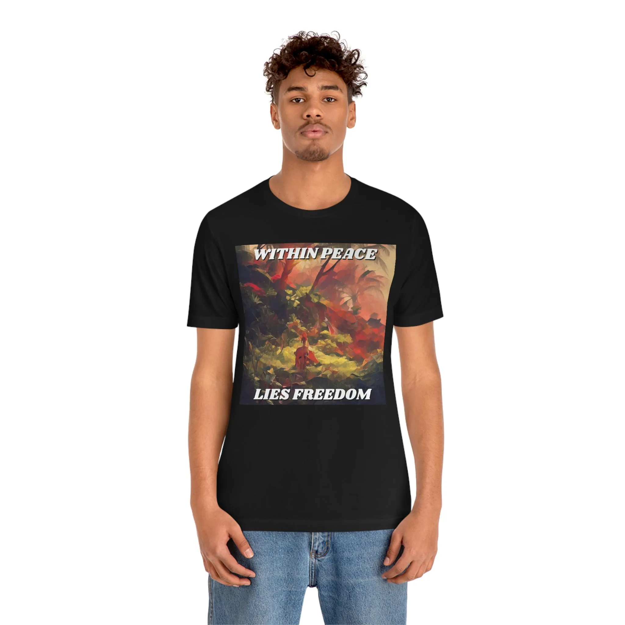 Within Peace Lies Freedom Short Sleeve Tee