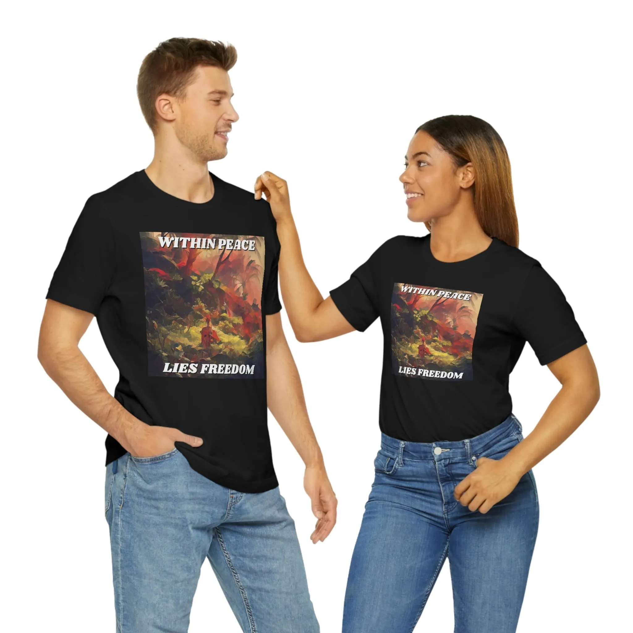 Within Peace Lies Freedom Short Sleeve Tee