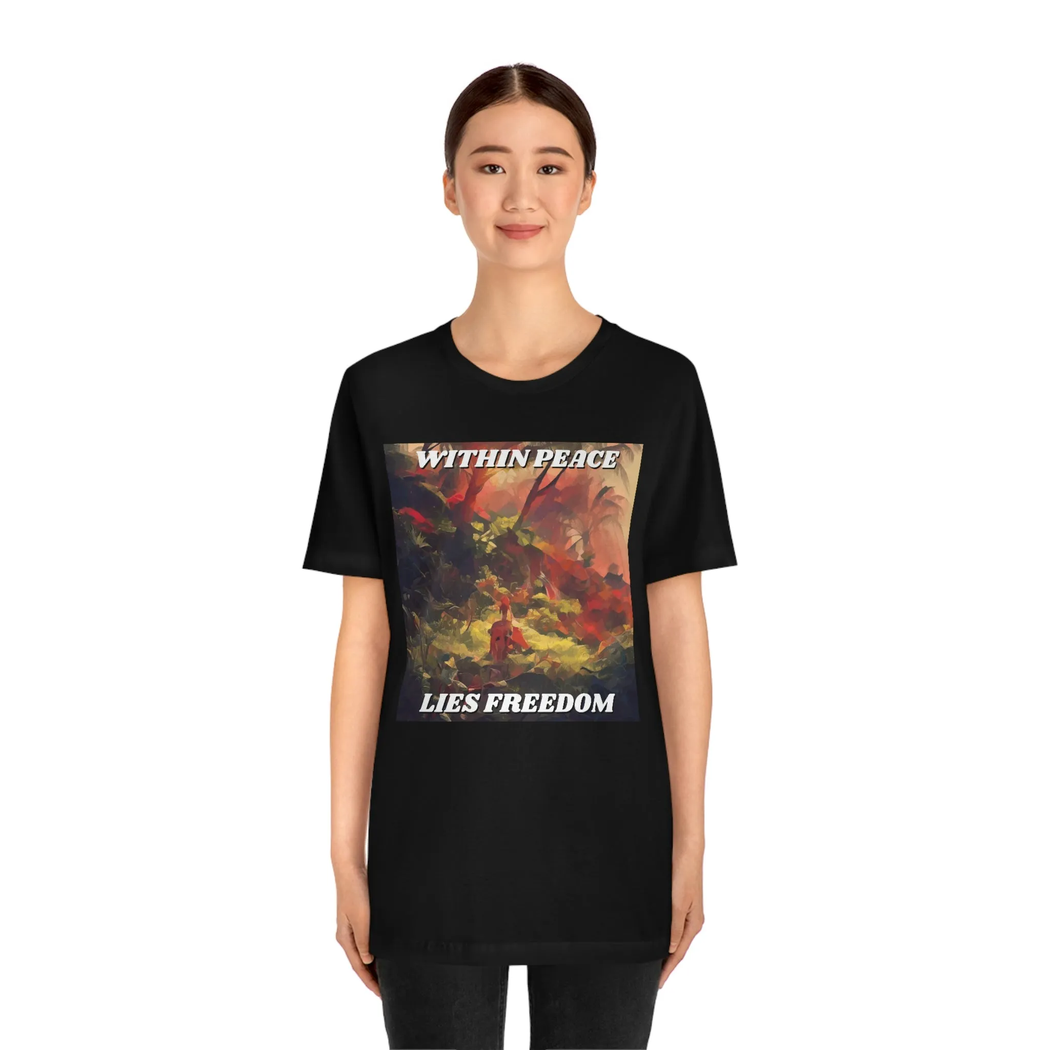 Within Peace Lies Freedom Short Sleeve Tee