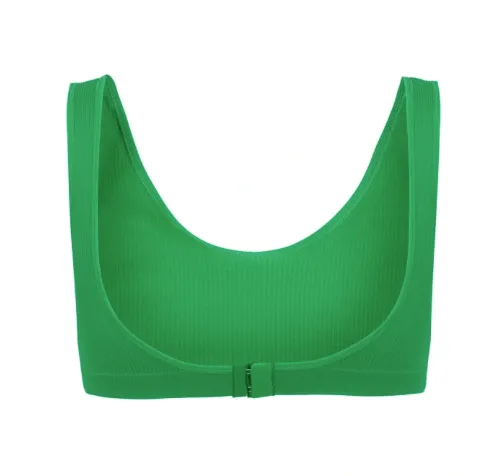 Wolf & Badger V-Neck Ribbed Bralette