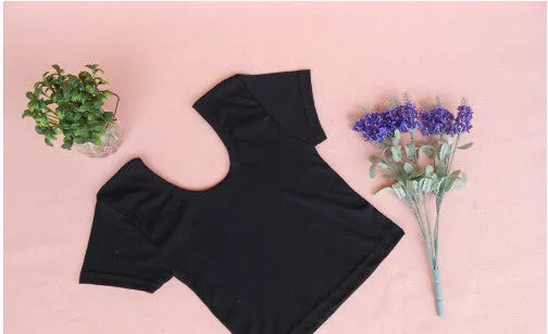 Women Best U neck Sexy Crop Top Ladies Short Sleeve T Shirt Tee Short T-shirt Basic Stretch T-shirts