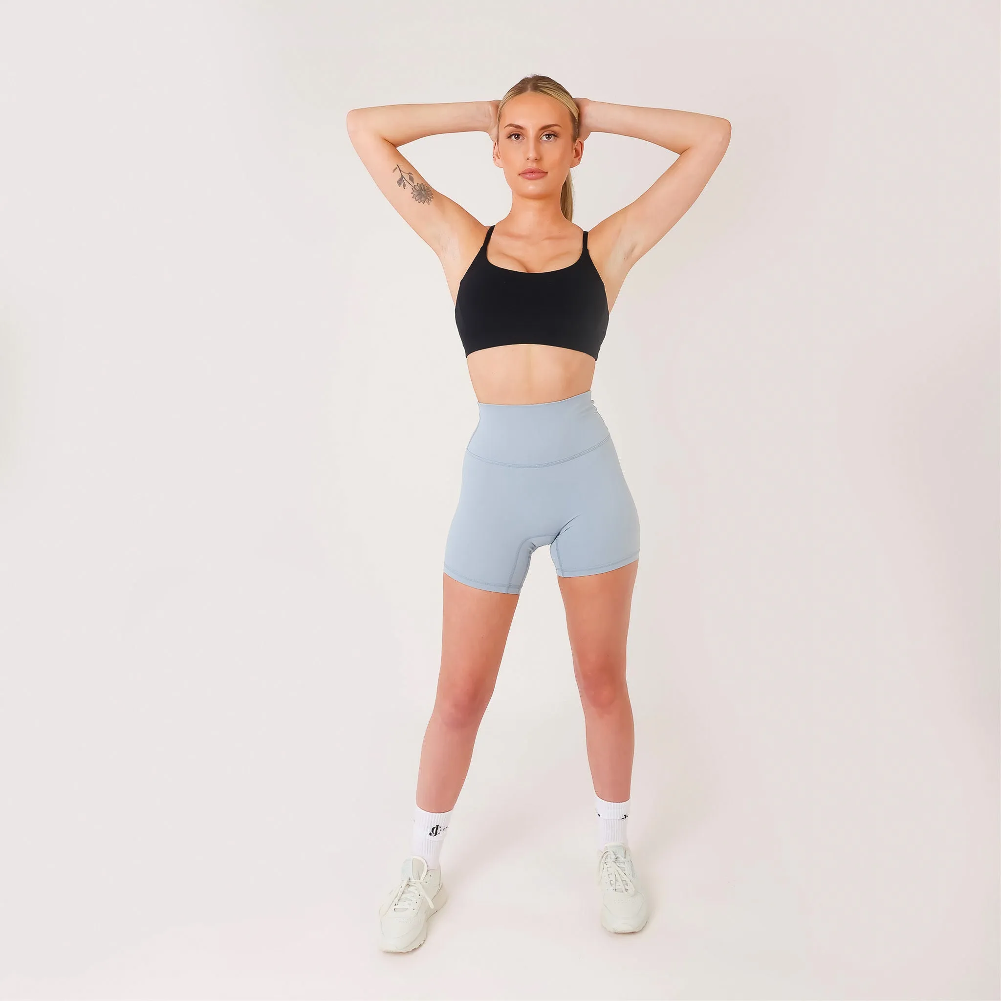 Women Gym Shorts lite blue