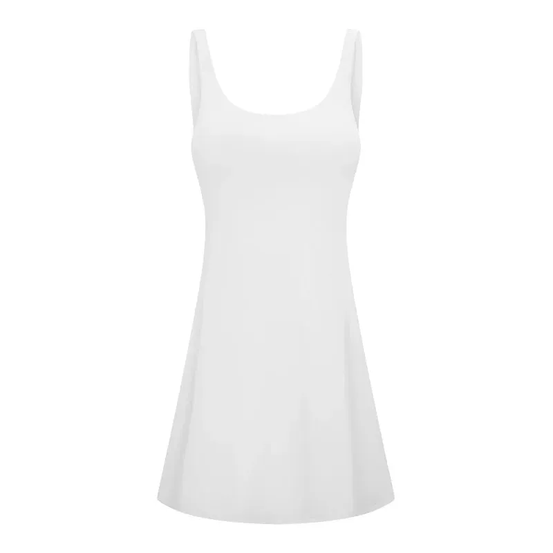 Women Workout Running Tennis Wear Built in Bra and Short Pocket Slim Fit Outdoor Casual Sports Golf Athletic Dress tennis skirts