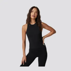 WOMEN'S ALLTHEFEELS™ CREW TANK - BLK BLACK